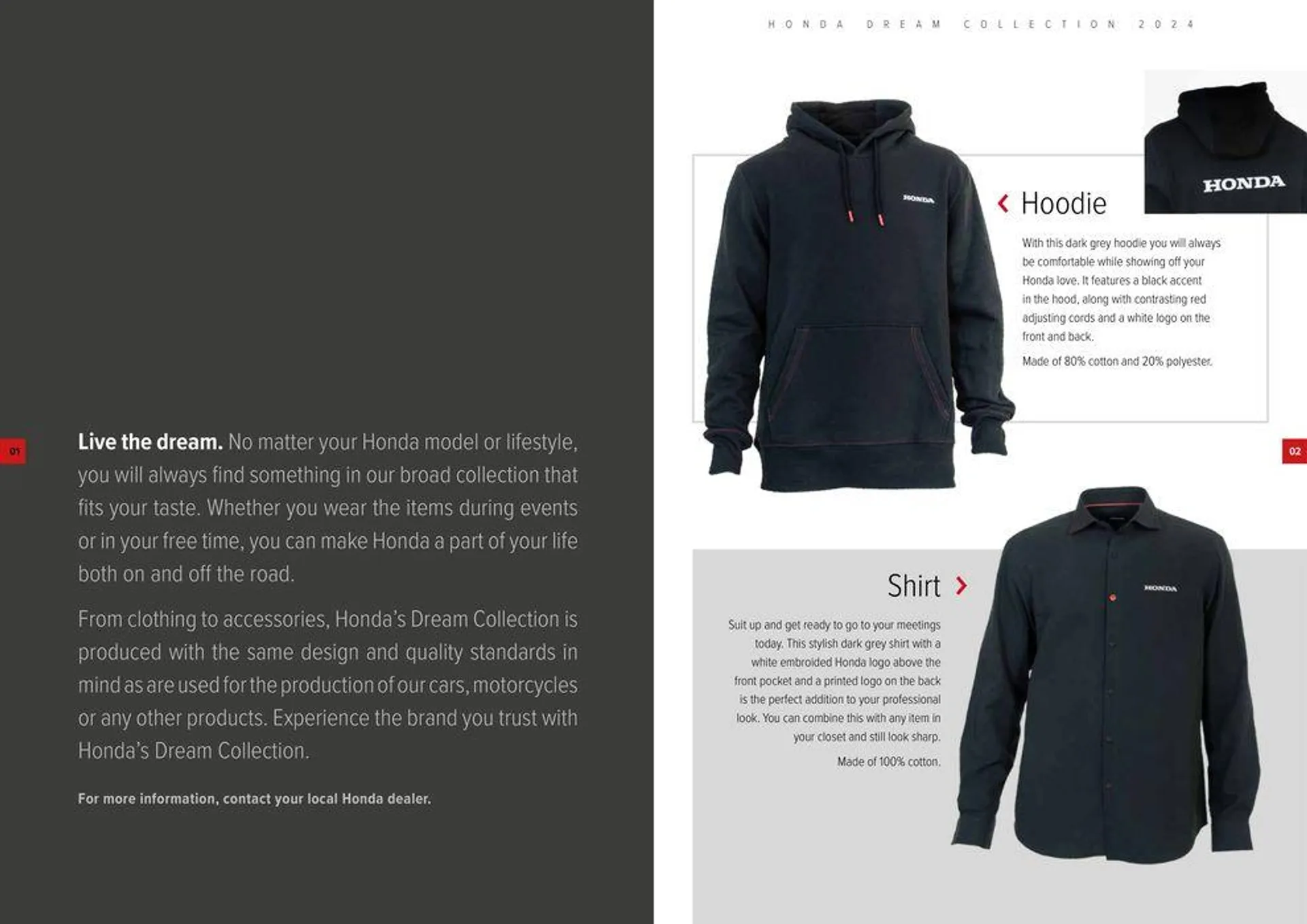 Honda 2024 Merchandise brochure Gyldig indtil 12. september - 12. september 2025 - tilbudsavis side 2