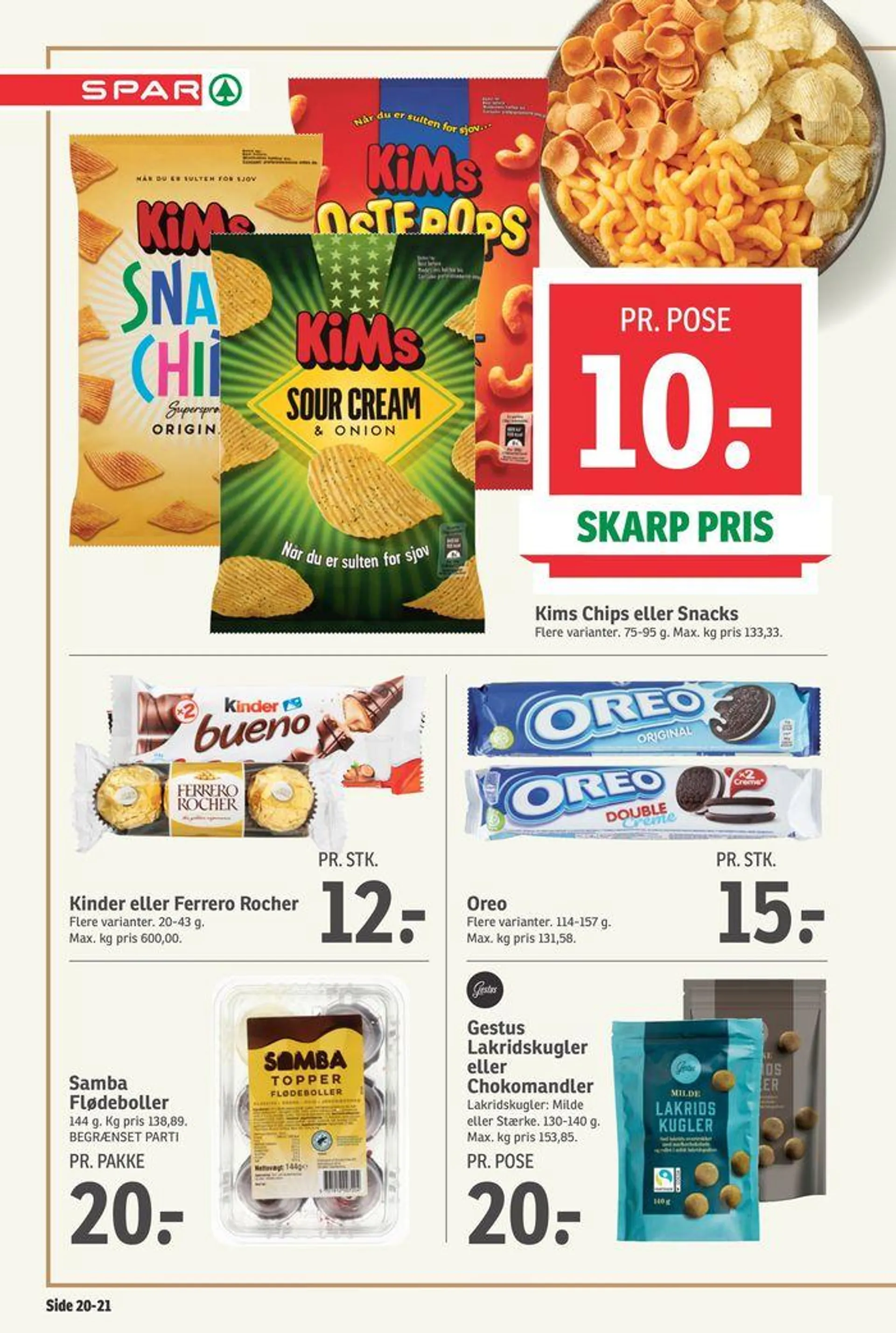 Spar nu med vores tilbud - 20