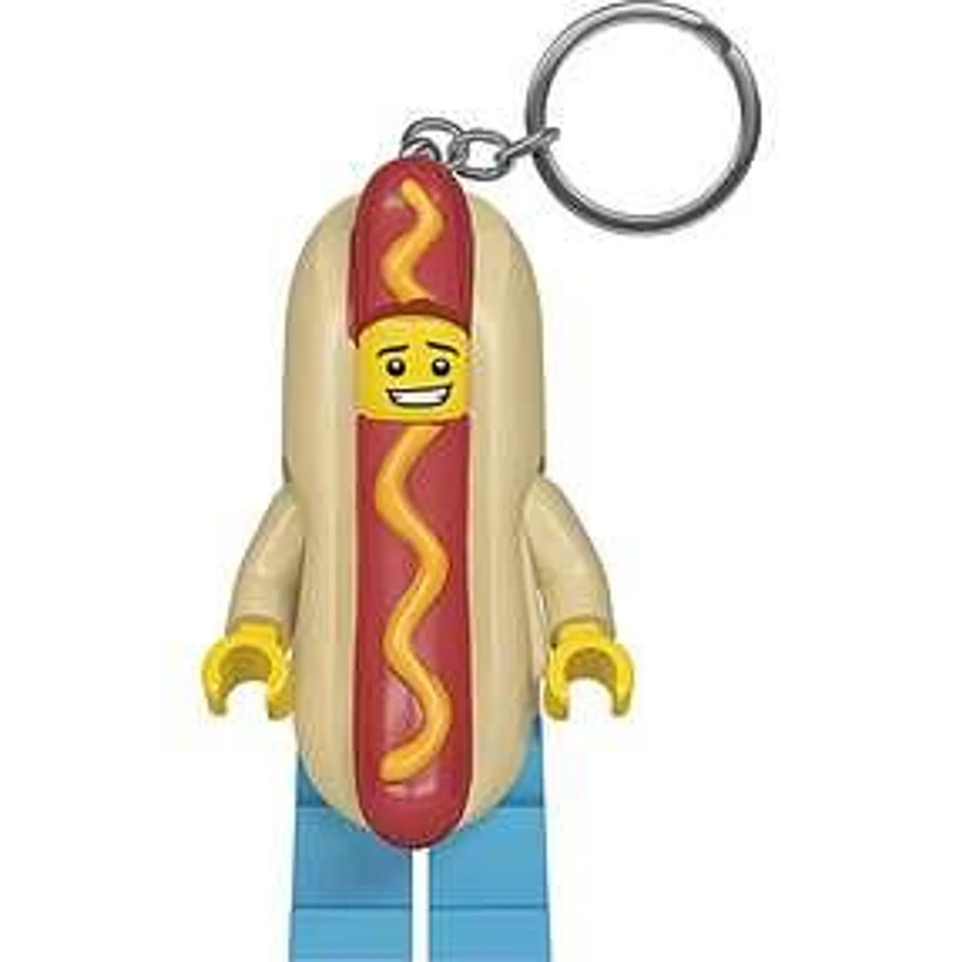 LEGO Hotdogfyr nøglering m. lys