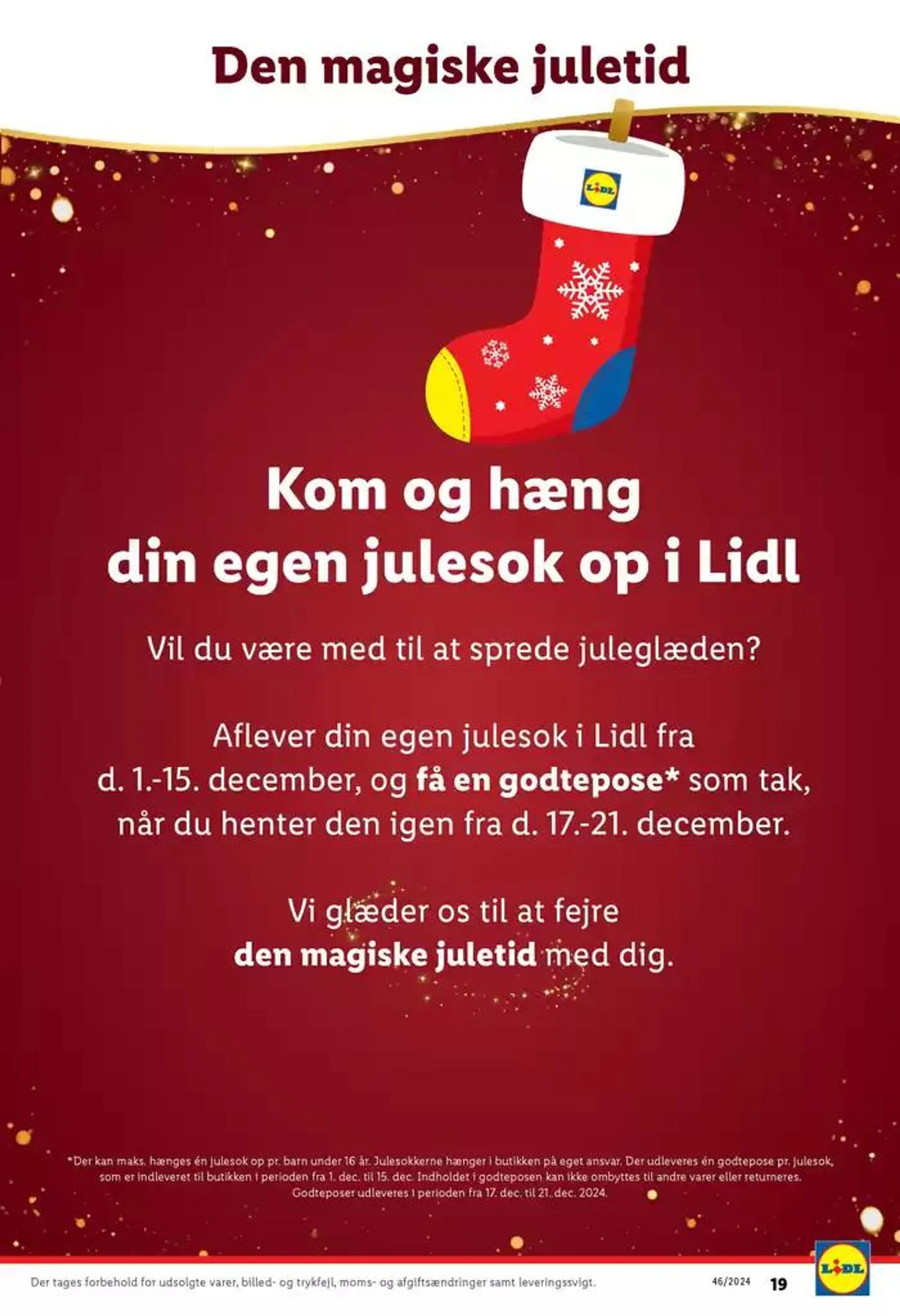 Lidl Den magiske juletid Gyldig indtil 16. oktober - 31. december 2024 - tilbudsavis side 19