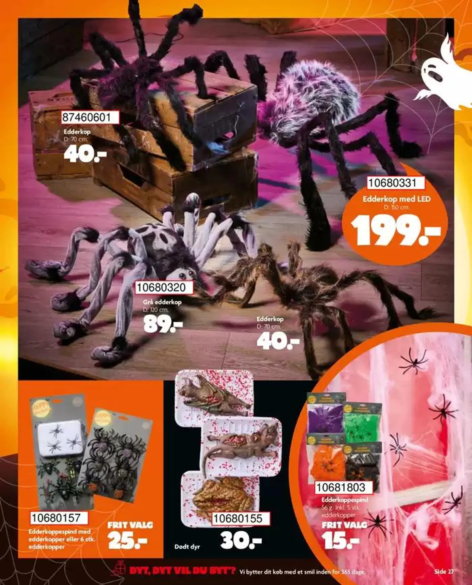 Halloween Katalog Gyldig indtil 27. september - 31. oktober 2024 - tilbudsavis side 27