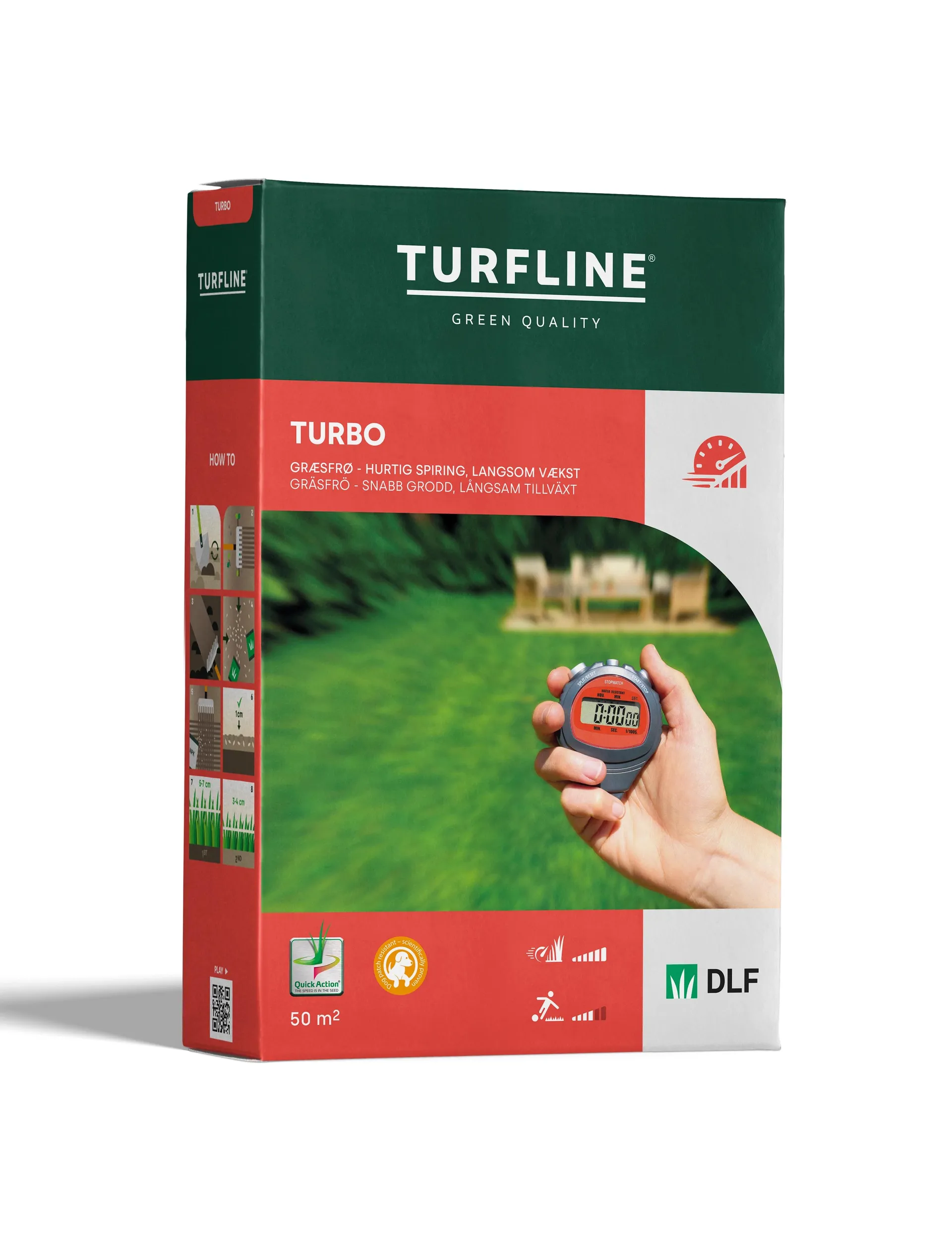 Græsfrø 1 kg 'Turbo', Turfline