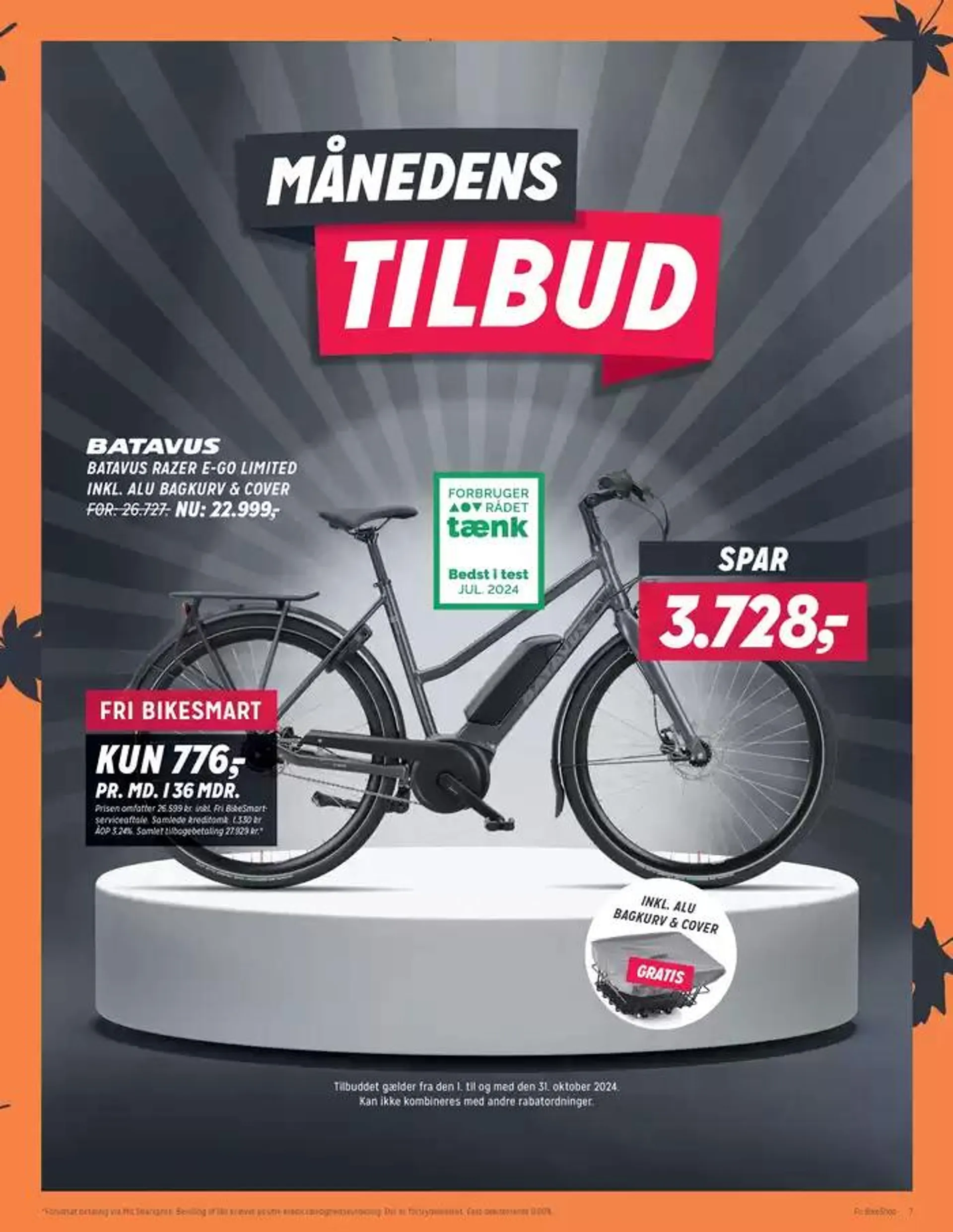 Fri BikeShop Tilbudsavis Gyldig indtil 2. oktober - 16. oktober 2024 - tilbudsavis side 7