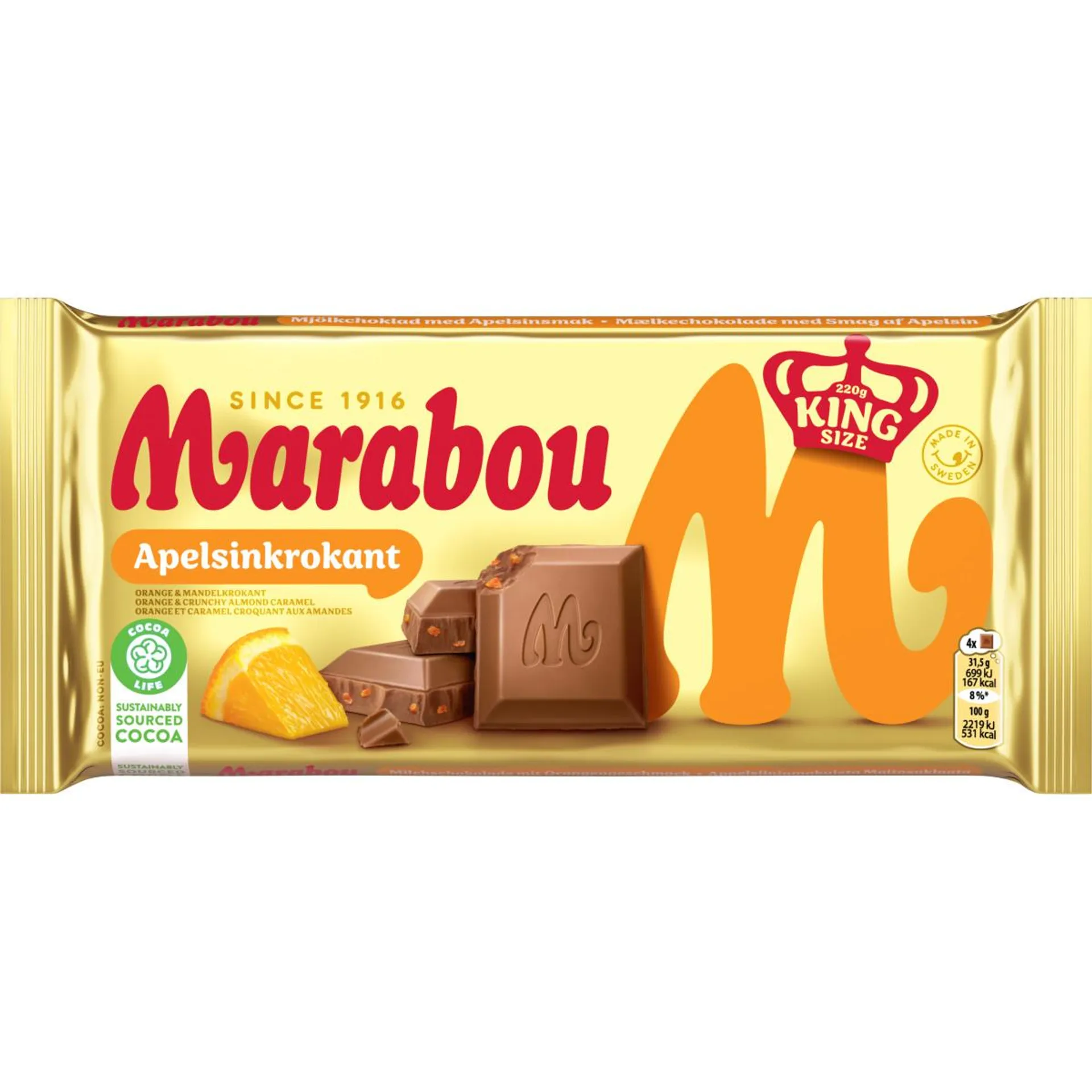 Marabou Croquant Orange