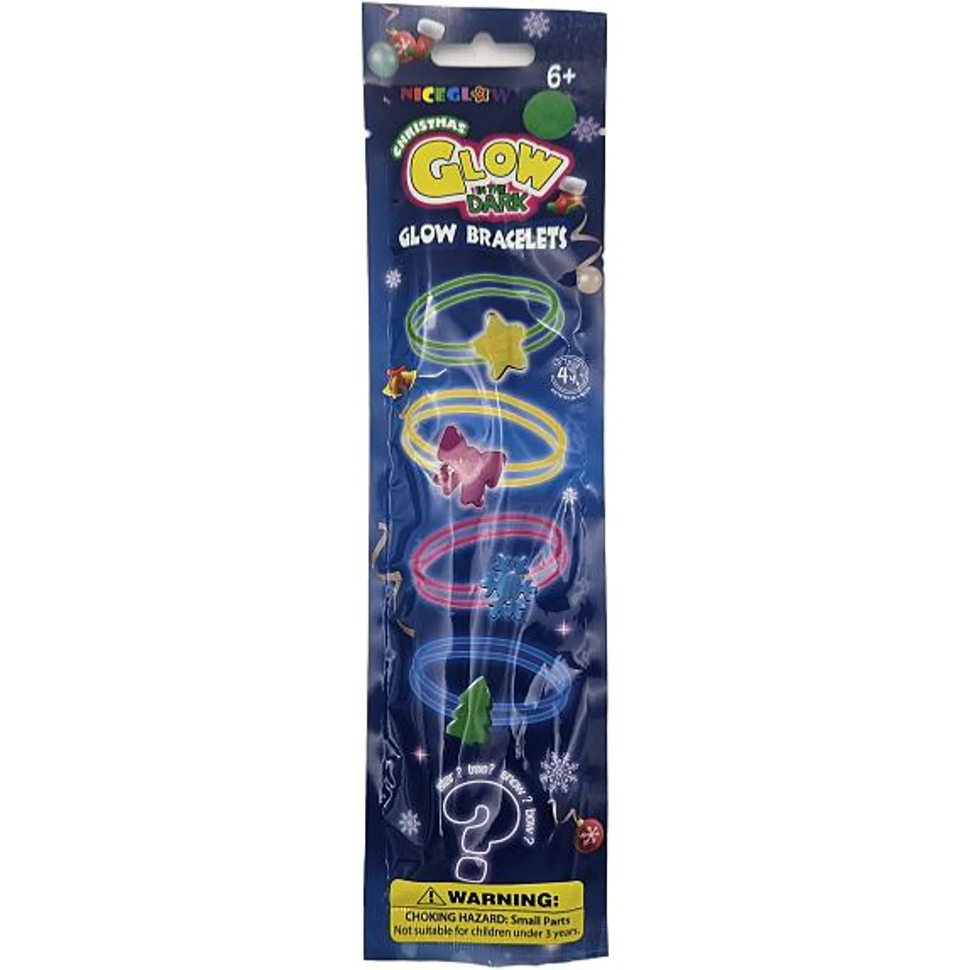 Jule glowstick - flere varianter - assorteret