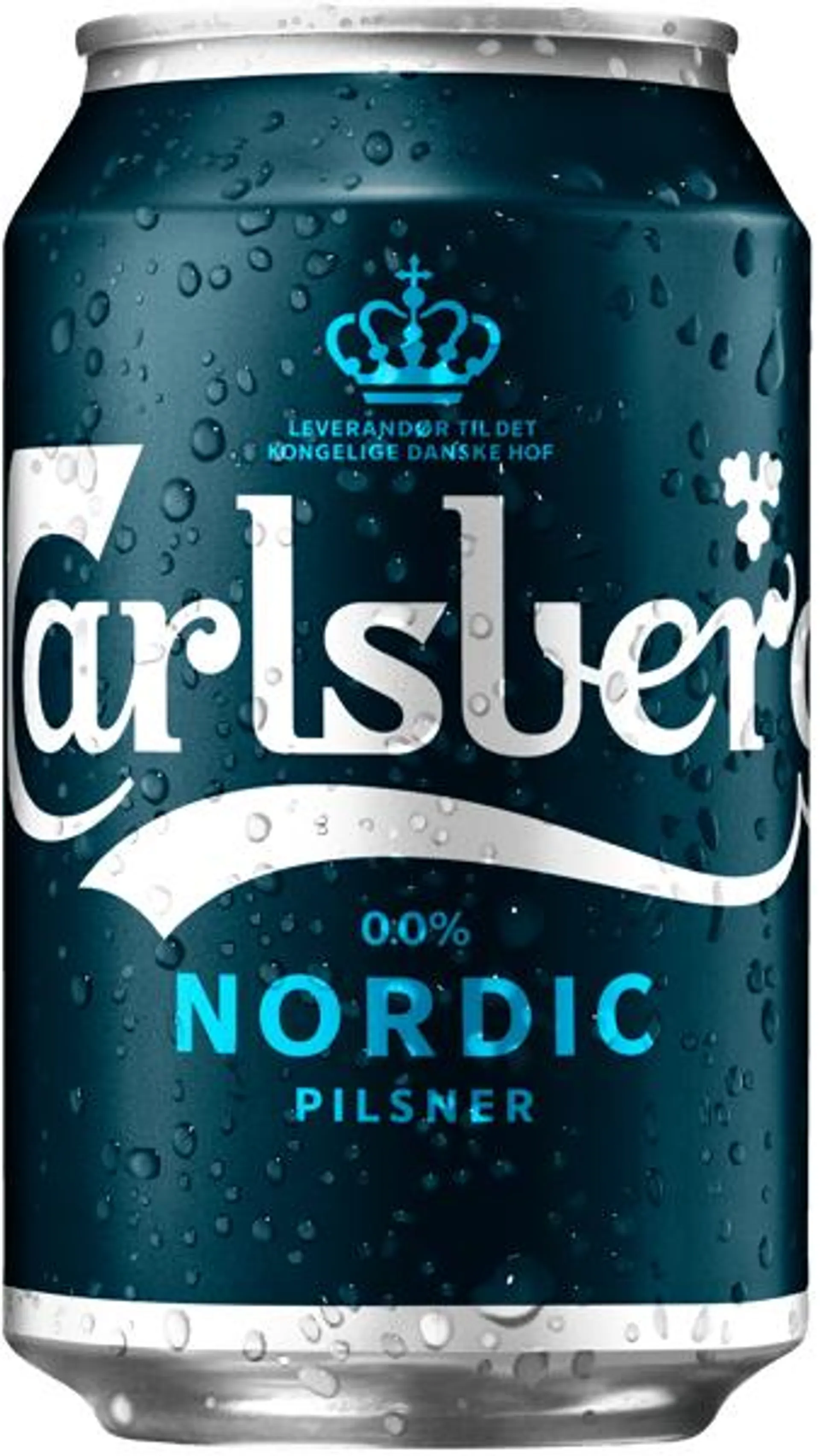 Carlsberg Nordic Pilsner - 0,0% Alkoholfri øl, 24x33cl dåse