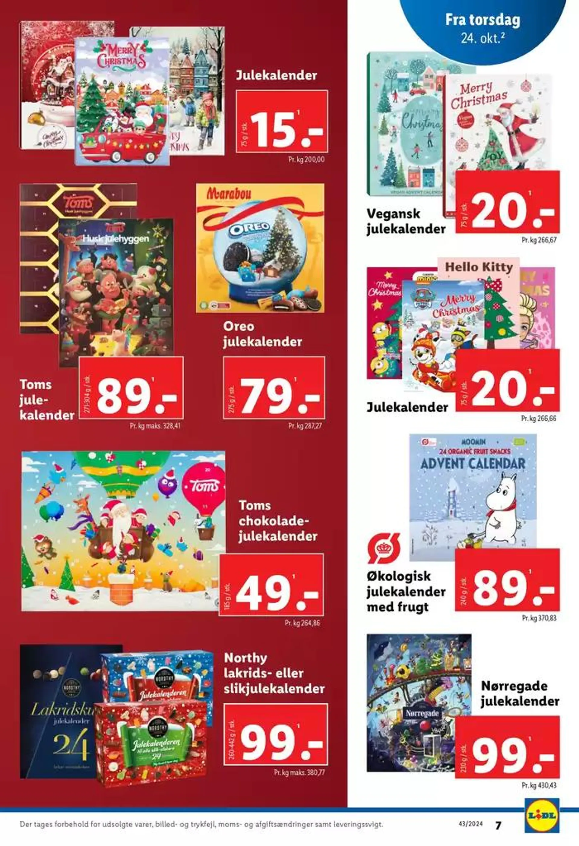 Udforsk Lidls juleunivers Gyldig indtil 16. oktober - 26. oktober 2024 - tilbudsavis side 7