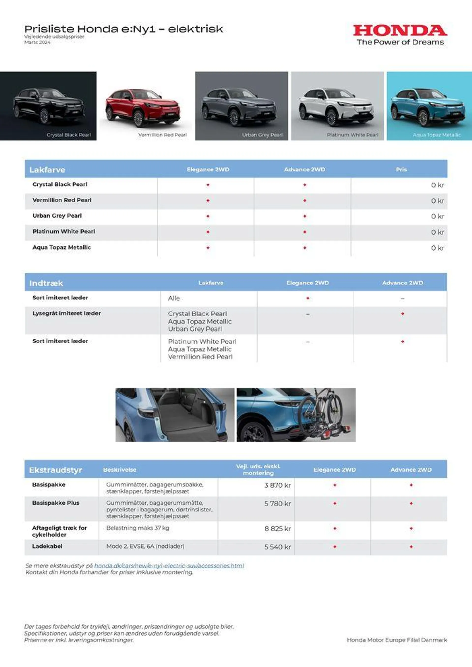 Honda Prisliste e:Ny1 Gyldig indtil 5. april - 5. april 2025 - tilbudsavis side 2