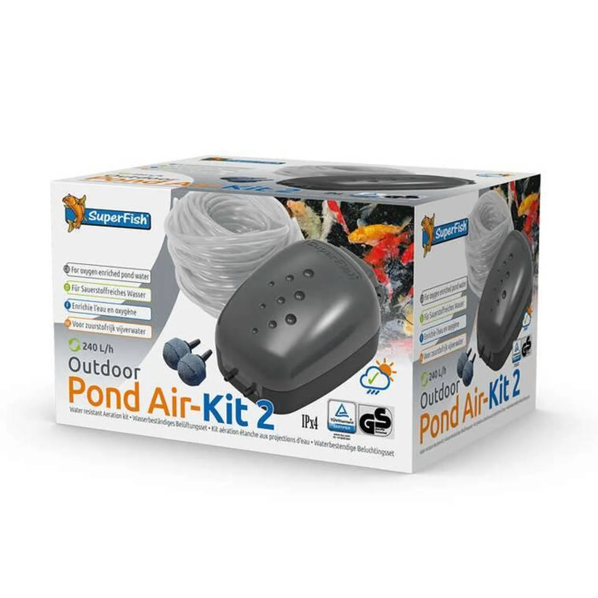 SuperFish Pond Air-Kit 2 luftpumpesæt