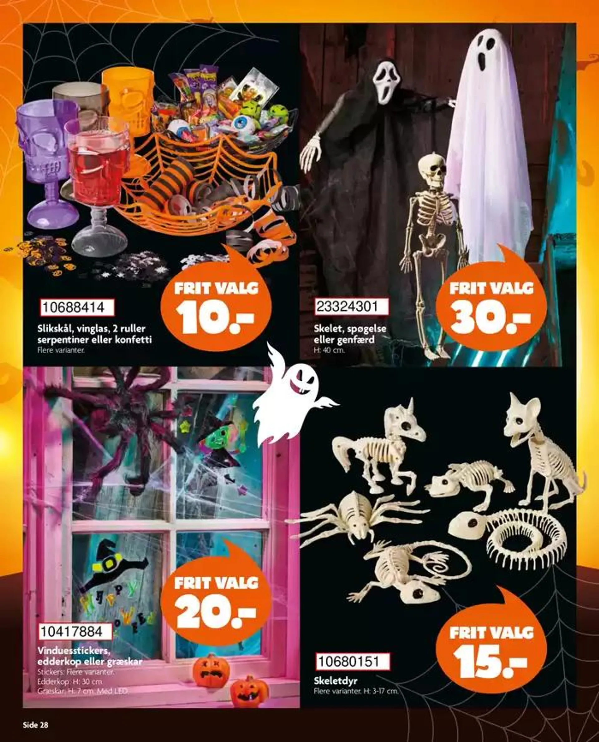 Halloween Katalog Gyldig indtil 27. september - 31. oktober 2024 - tilbudsavis side 28