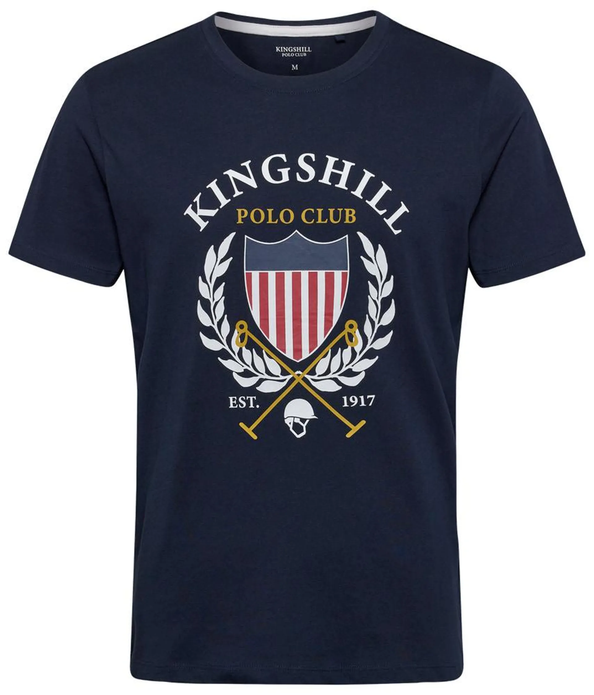 KINGSHILL Polo Club T-Shirt - blå