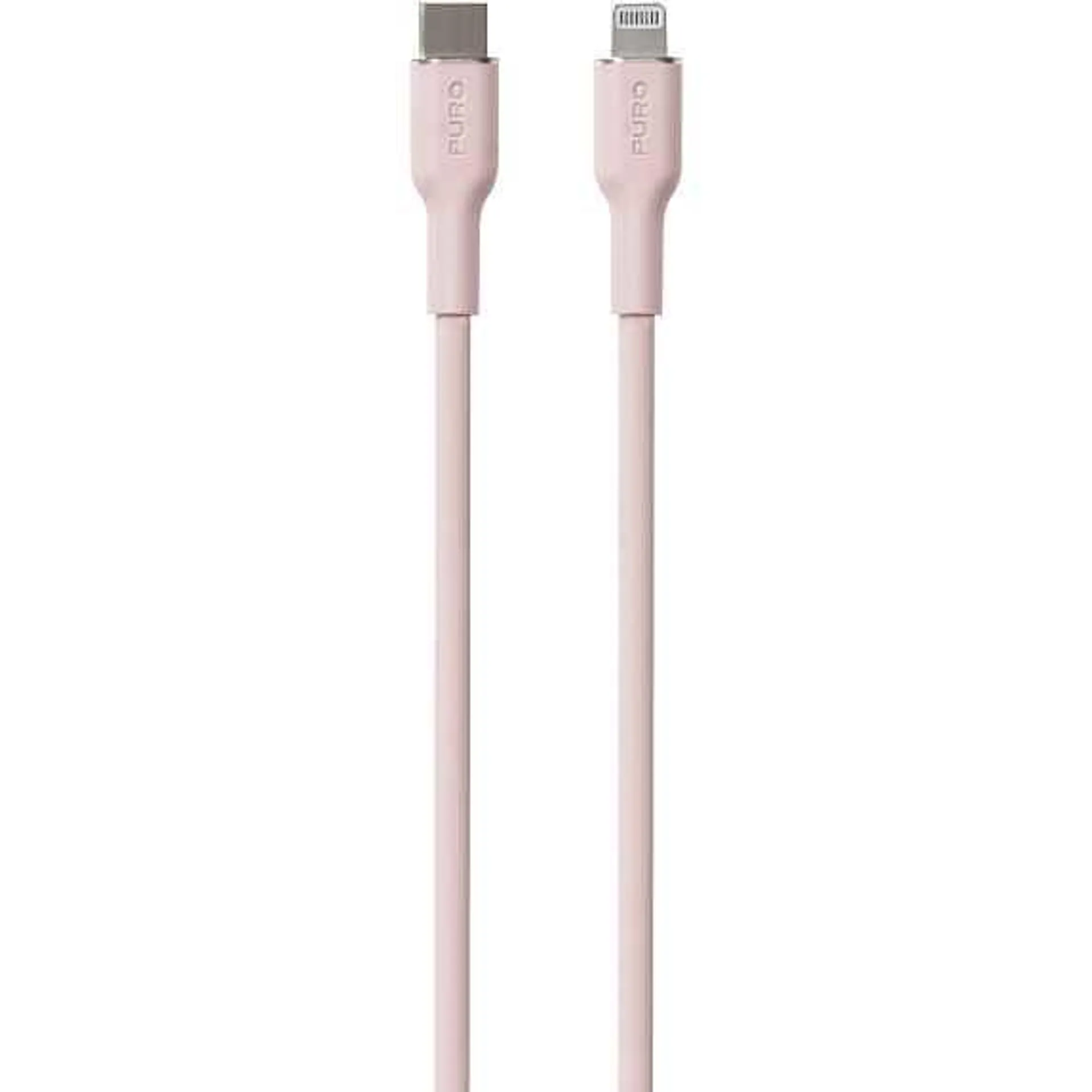 PURO USB C-lightning kabel 1,5 meter - rosa