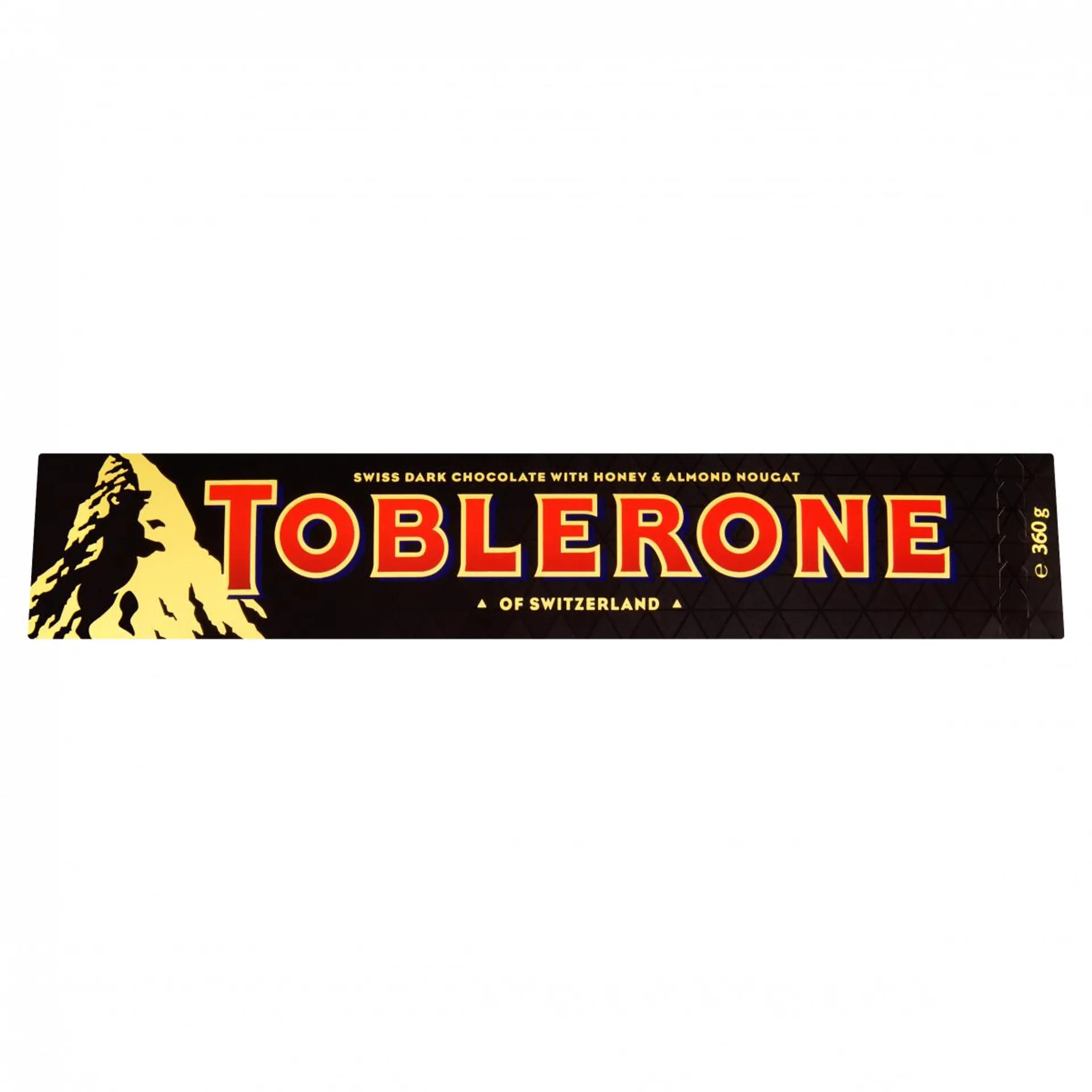 Toblerone Swiss Dark Chocolate with Honey & Almond Nougat