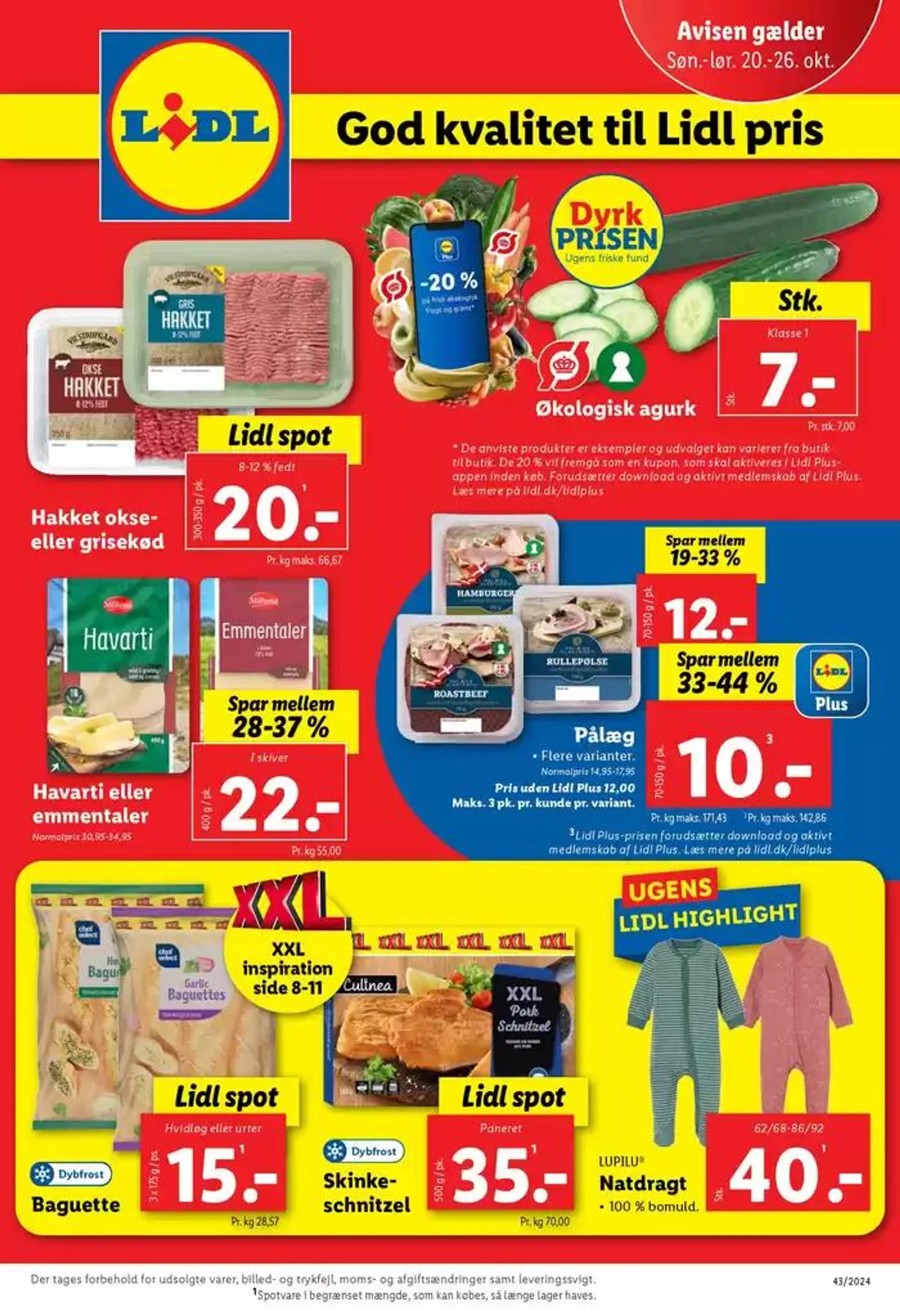 Lidl Tilbudsavis Gyldig indtil 16. oktober - 26. oktober 2024 - tilbudsavis side 1