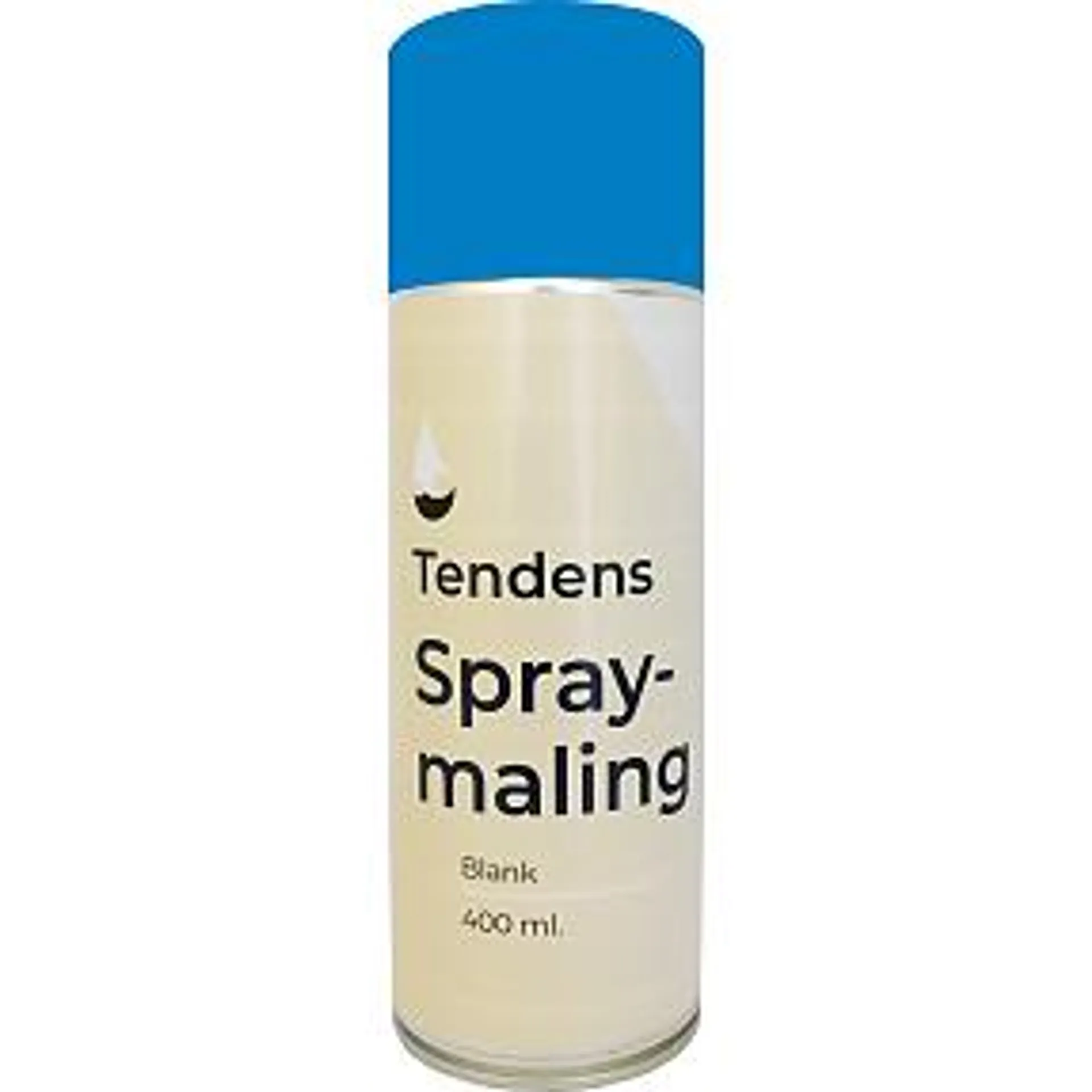 Tendens spraymaling blank 0,4 liter - blå