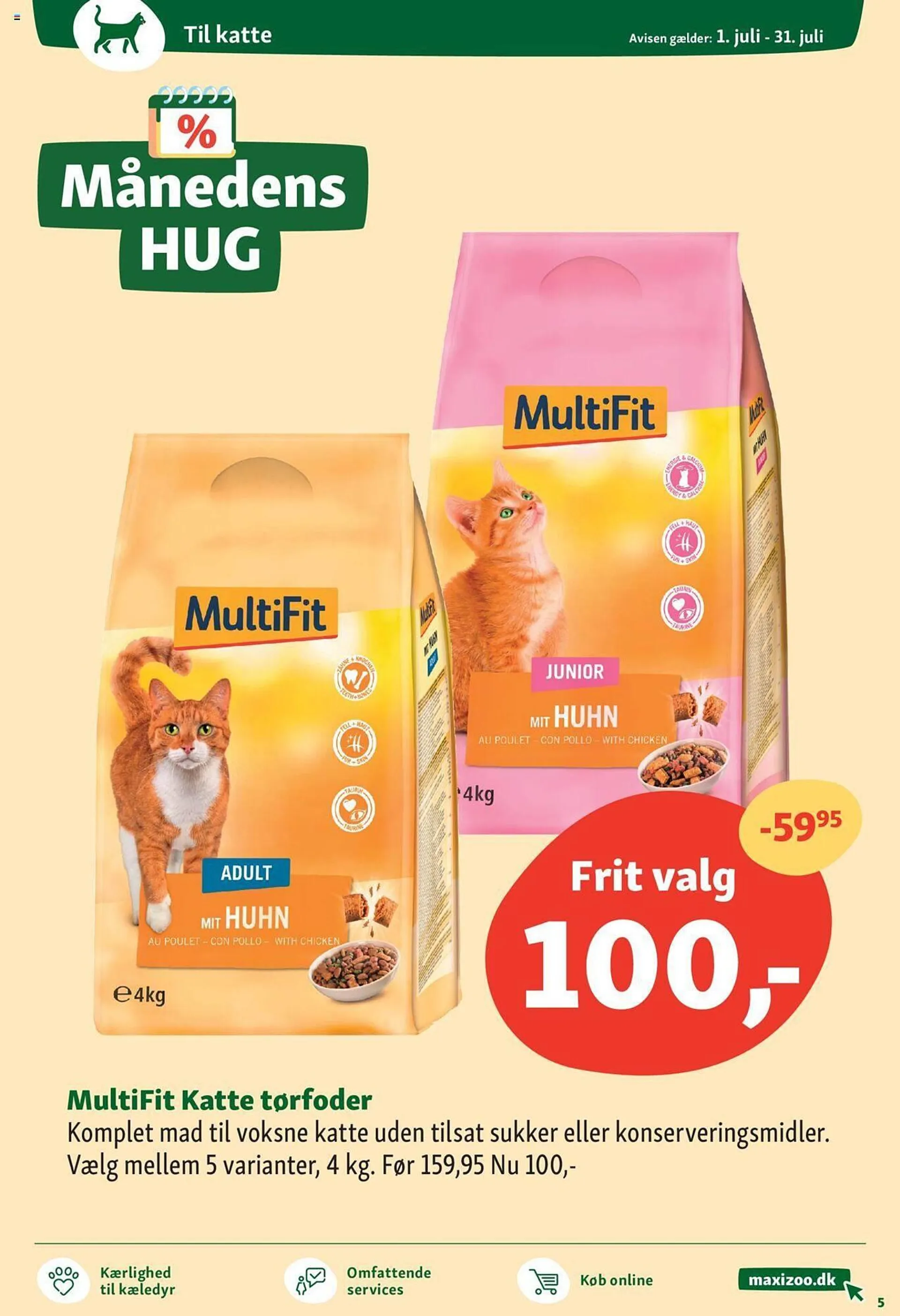 Maxi Zoo tilbudsavis Gyldig indtil 1. juli - 31. juli 2024 - tilbudsavis side 5