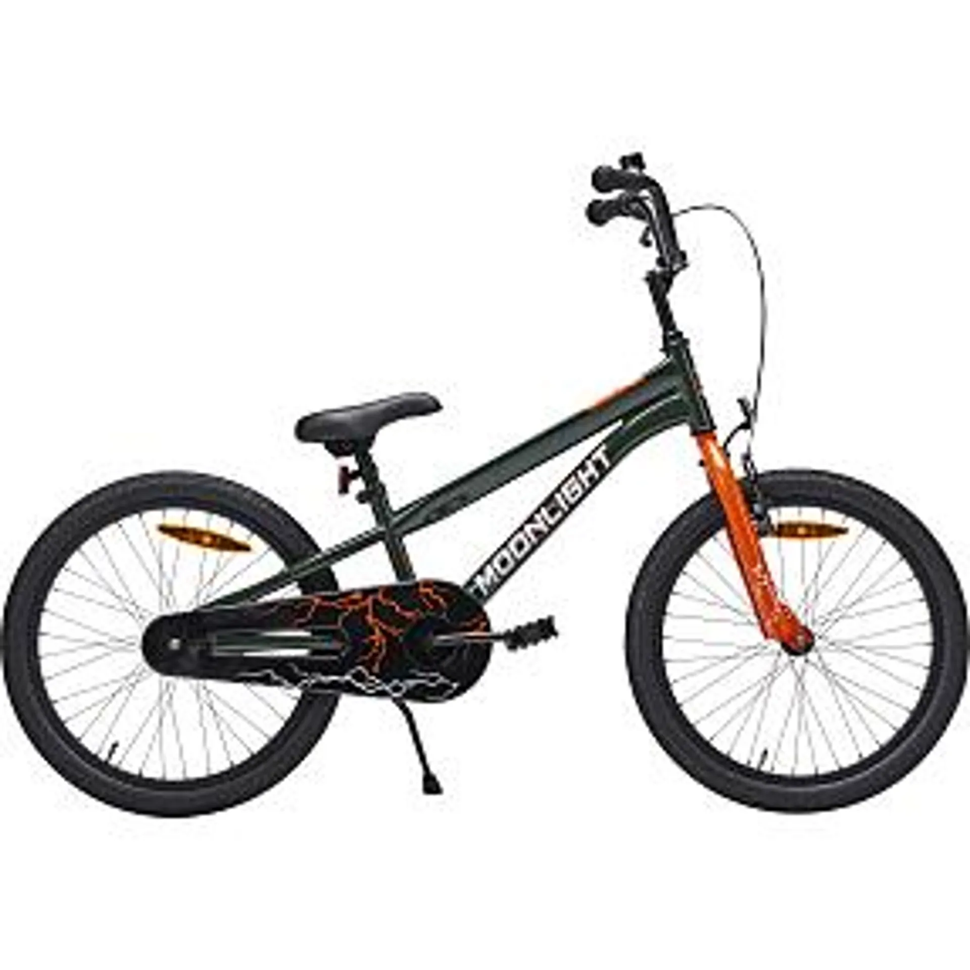 Puch Moonlight drenge juniorcykel 1 gear 20" 2024 - grøn/orange