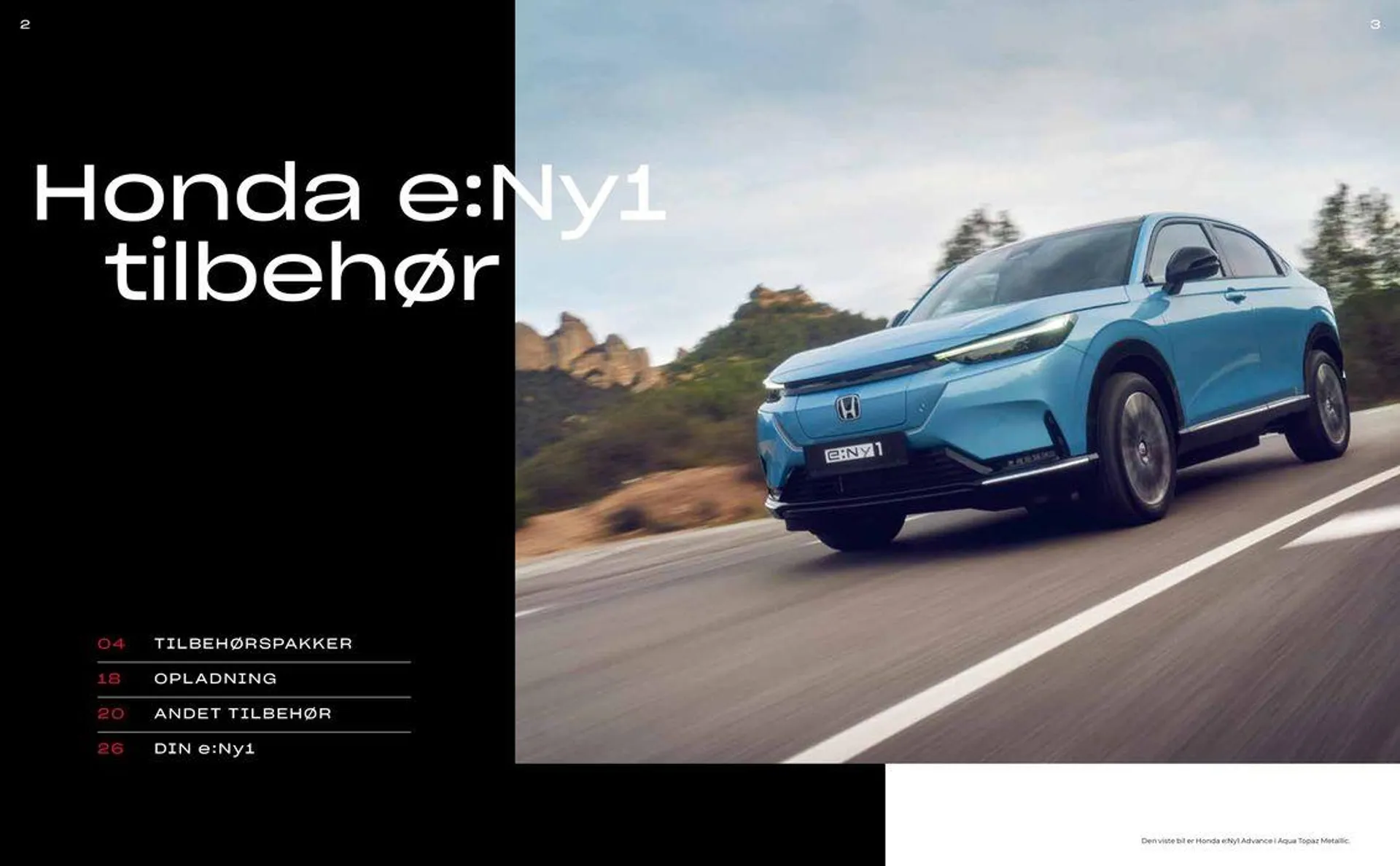 Honda e:Ny1 tilbehørsbrochure Gyldig indtil 9. april - 9. april 2025 - tilbudsavis side 2