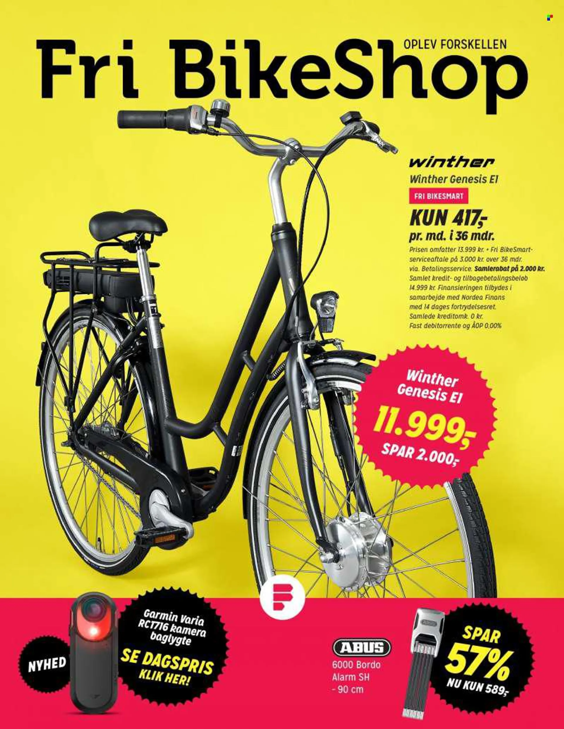 Fri BikeShop tilbud  - 11.08.2022 - 31.08.2022 - tilbudsprodukter - Garmin. Side 1.