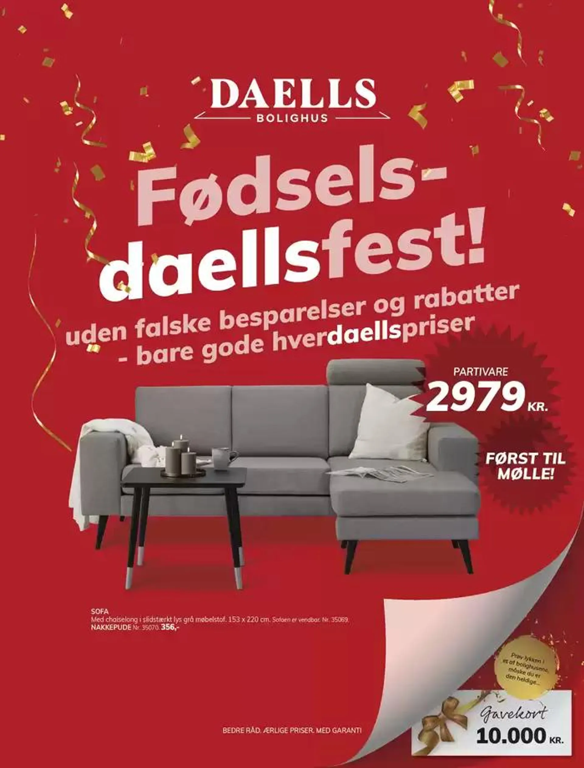 Daells Bolighus Kom til fødselsDAELLSfest! Gyldig indtil 18. oktober - 1. november 2024 - tilbudsavis side 1