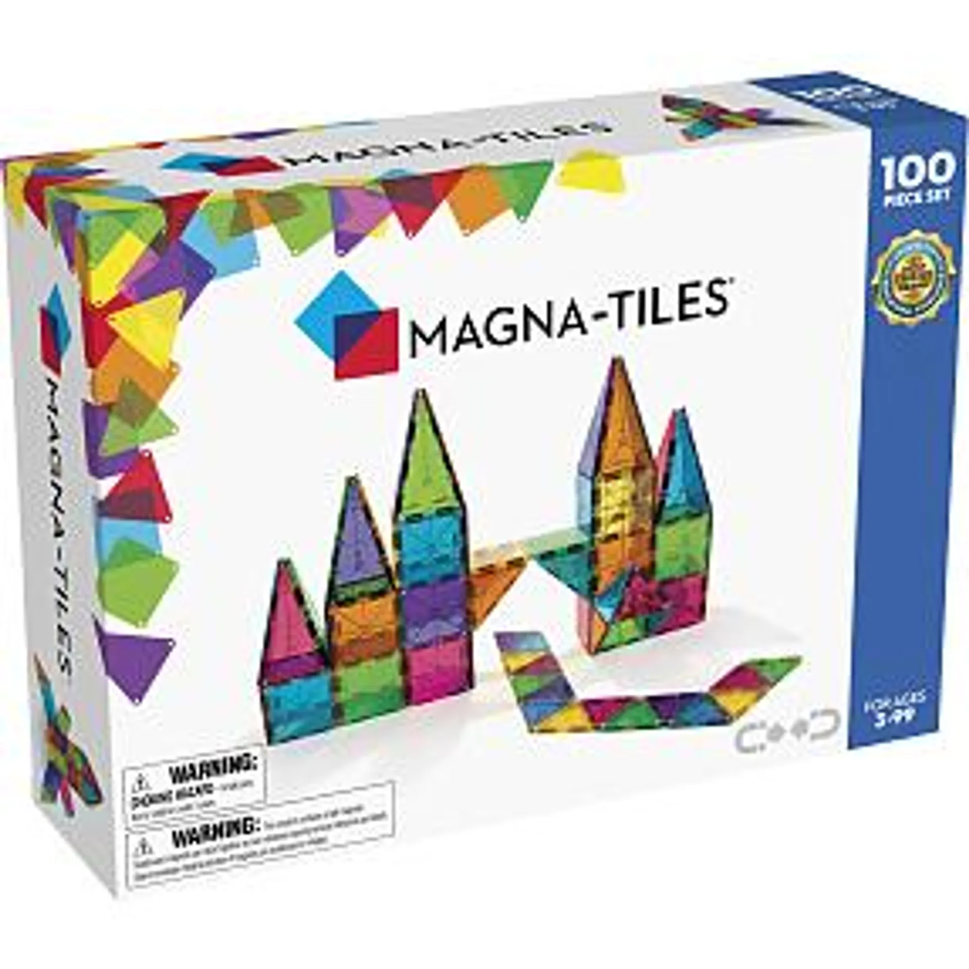 Magna-Tiles magnetisk byggesæt - 100 dele