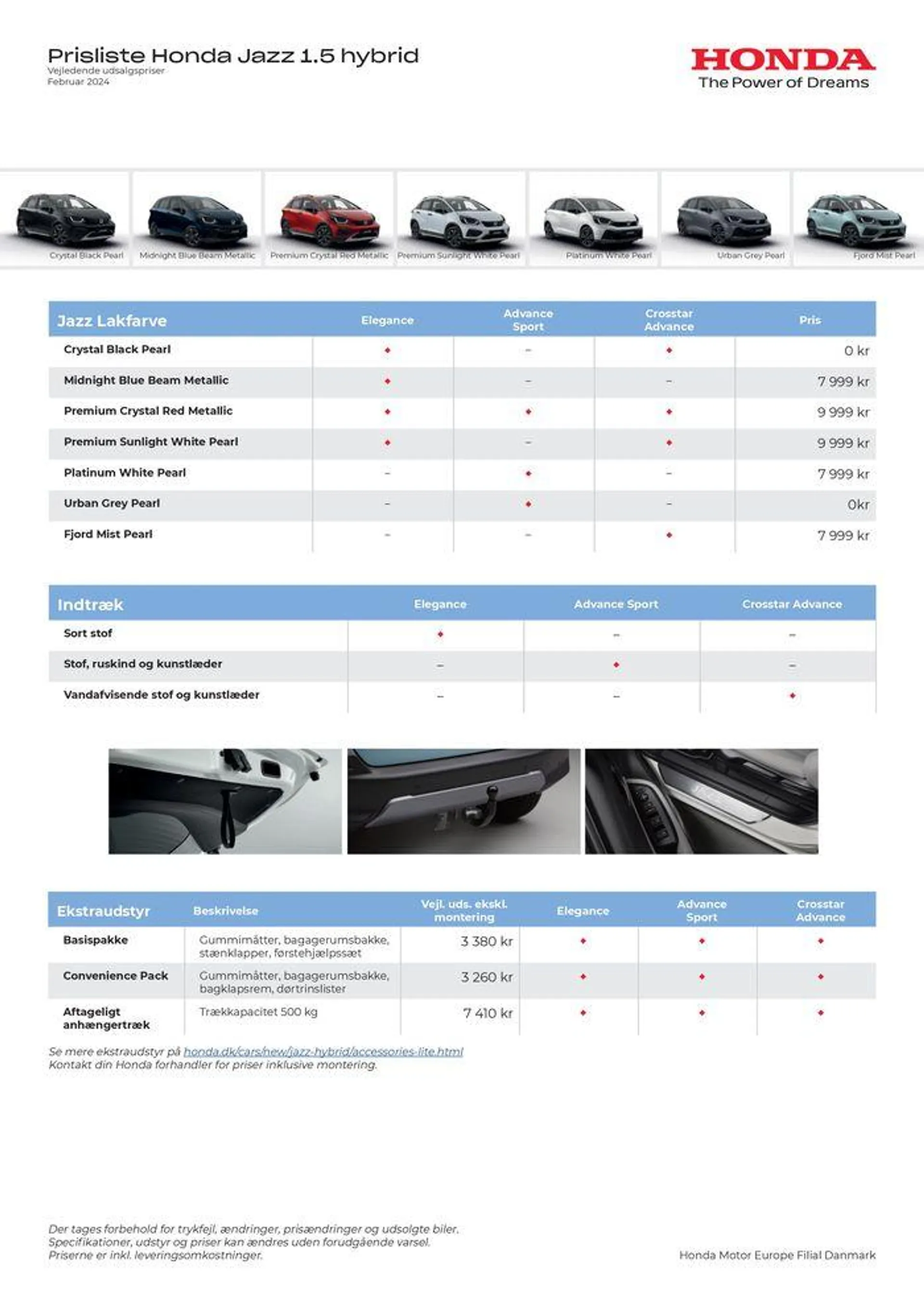 Honda Prisliste Jazz Hybrid - 2