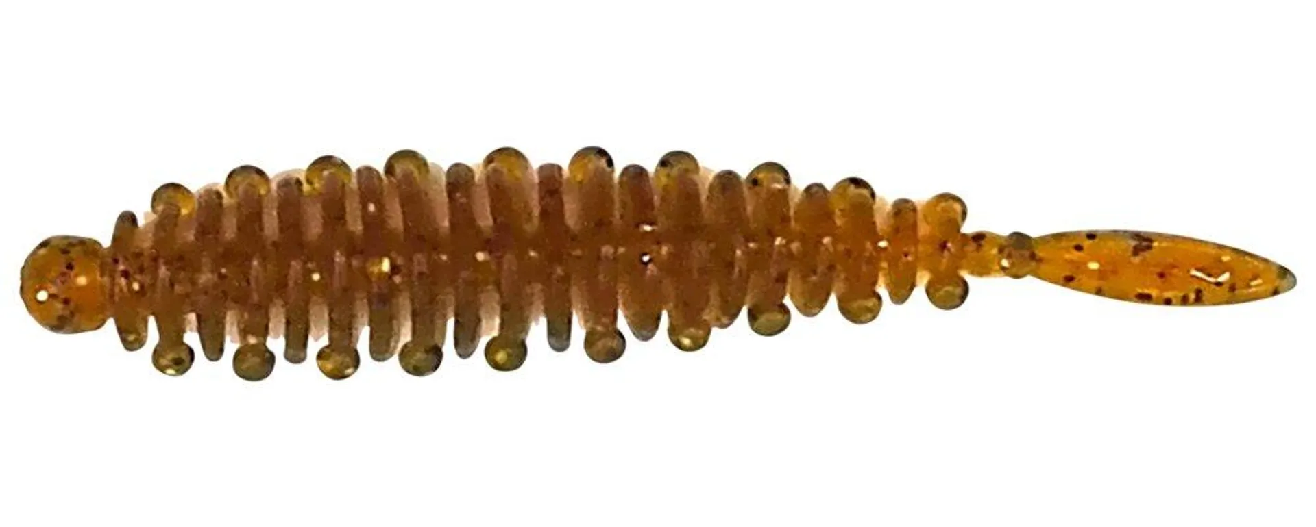 Flexibait Fat Worm Yellow 5-pak - hvidløg