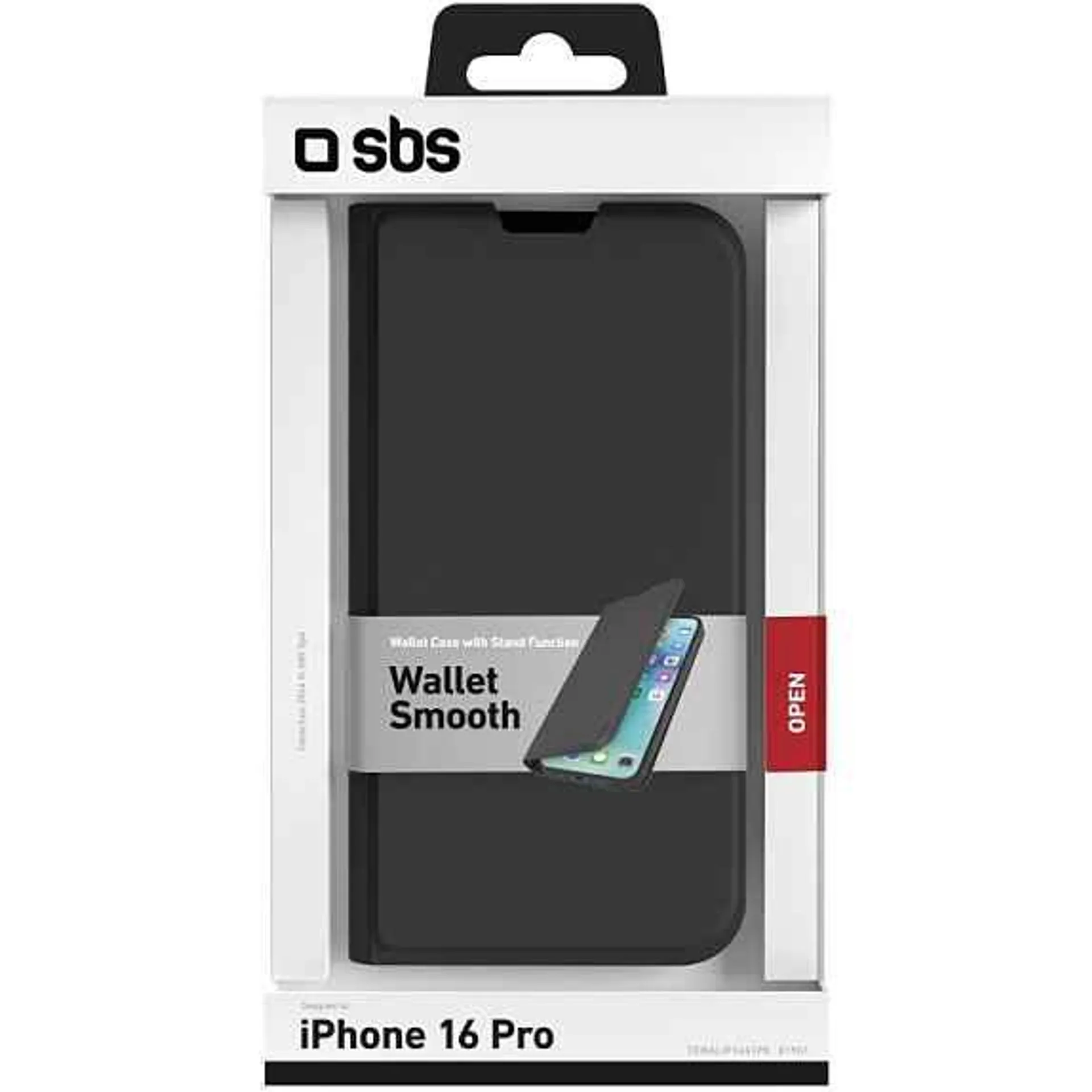 SBS iPhone 16 pro wallet - sort