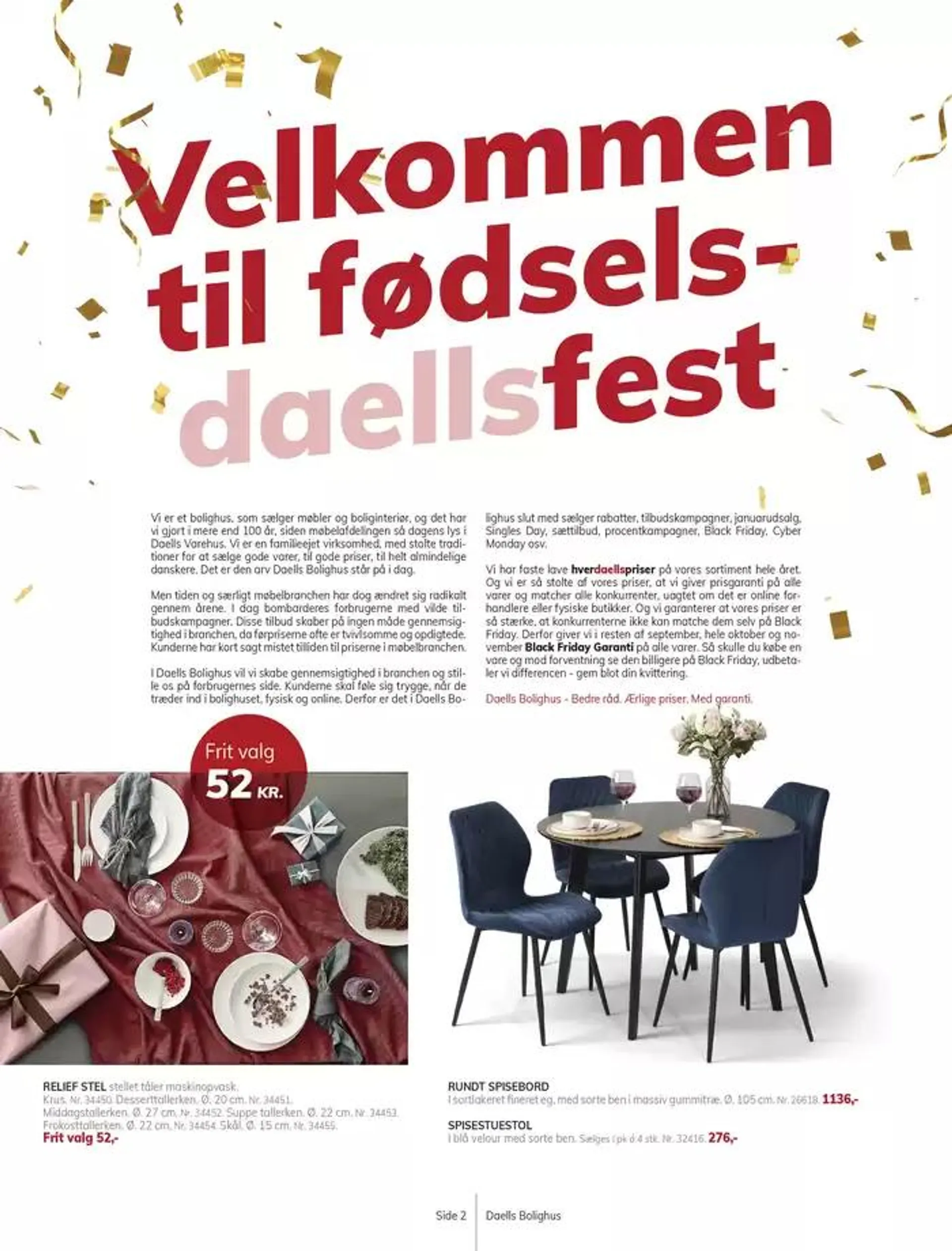 Daells Bolighus Kom til fødselsDAELLSfest! Gyldig indtil 18. oktober - 1. november 2024 - tilbudsavis side 2