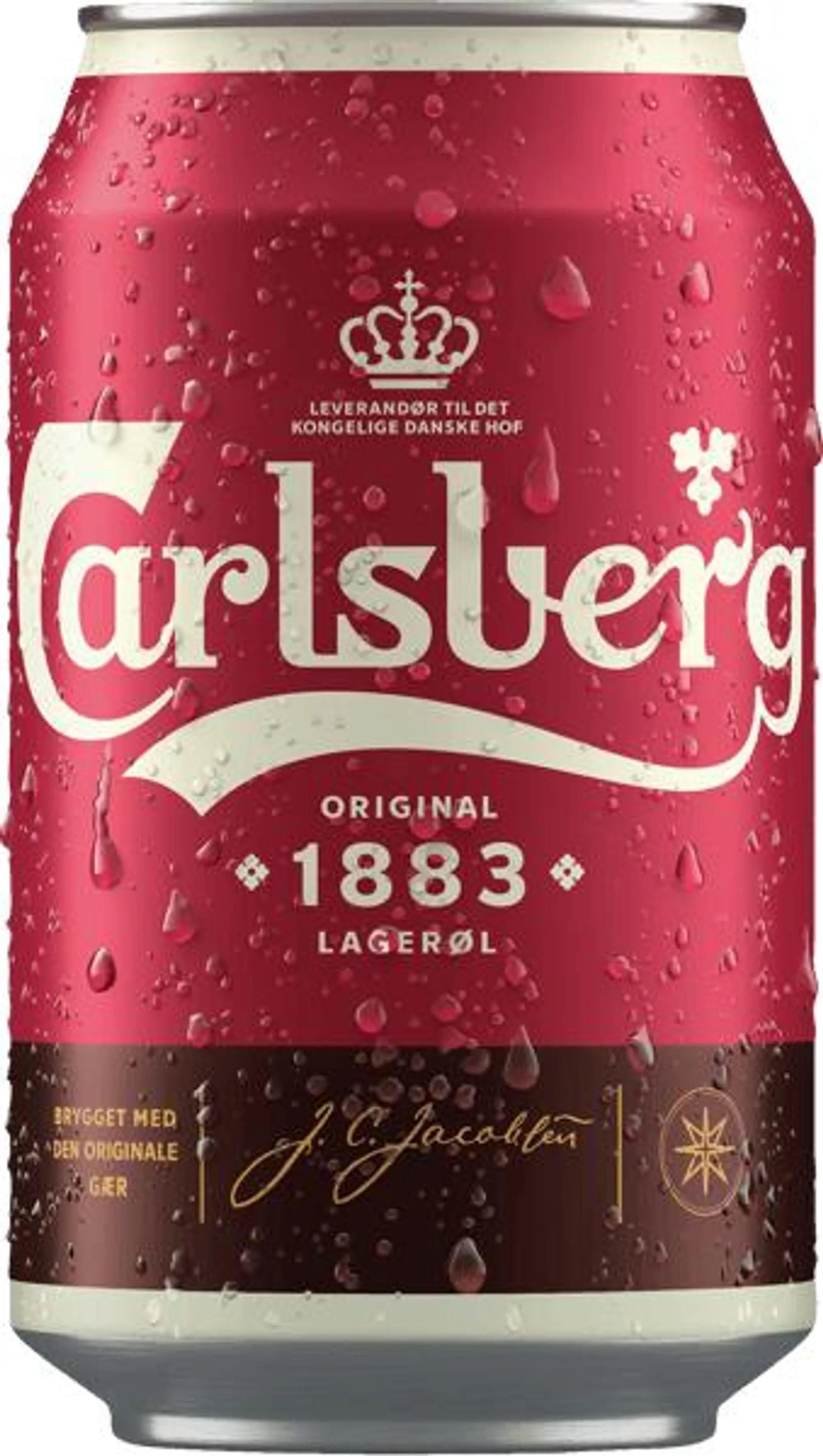 Carlsberg 1883 Lager - 4,6% øl, 24x33cl dåse