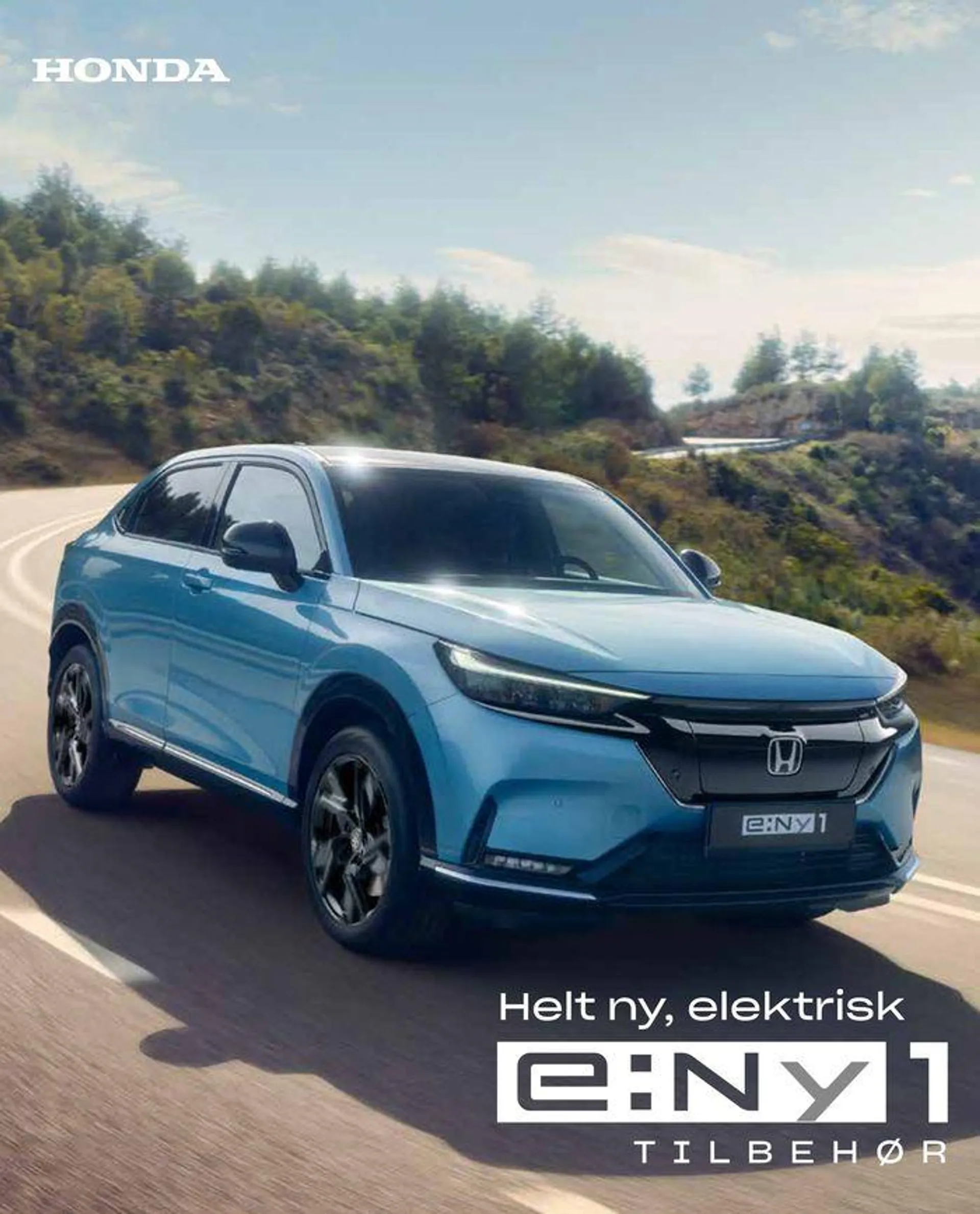 Honda e:Ny1 tilbehørsbrochure Gyldig indtil 9. april - 9. april 2025 - tilbudsavis side 1