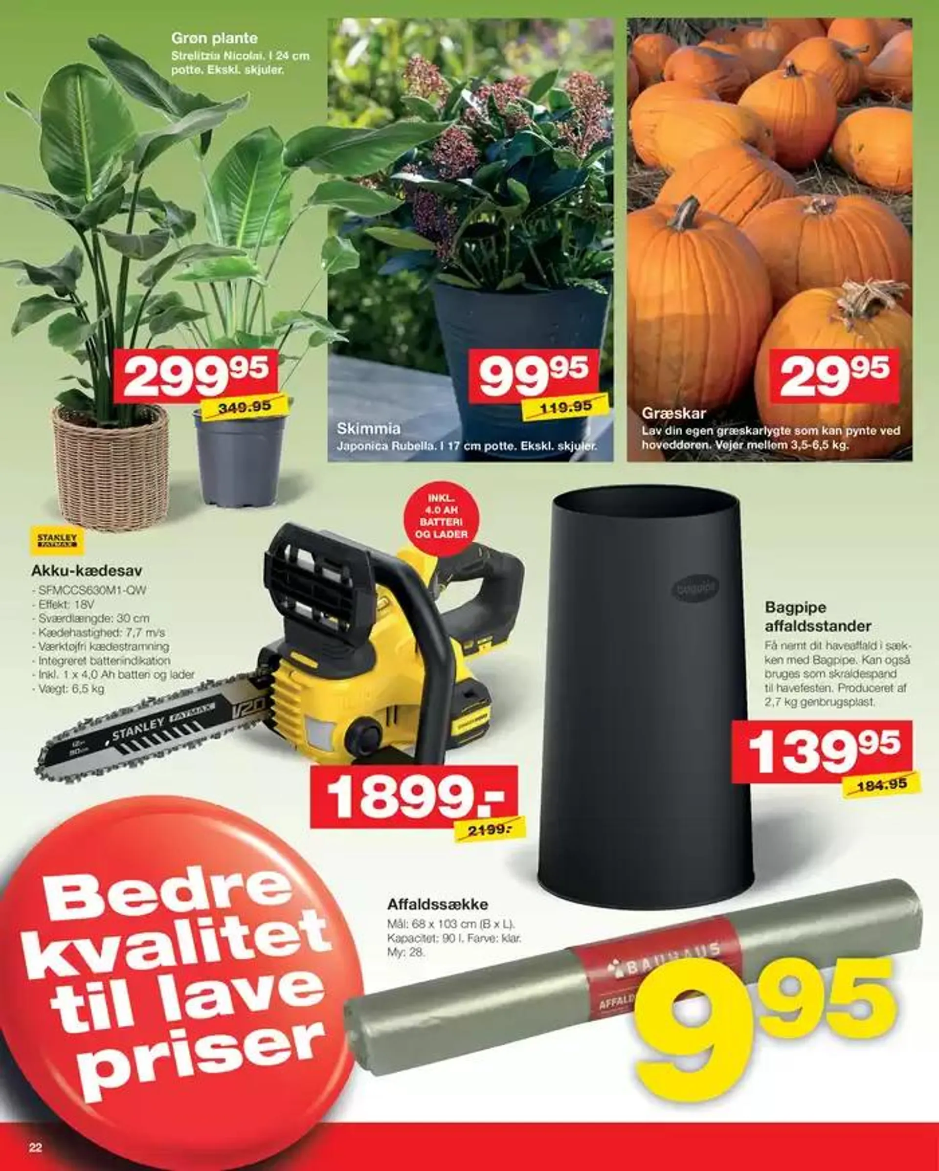 Spar nu med vores tilbud Gyldig indtil 18. oktober - 1. november 2024 - tilbudsavis side 22