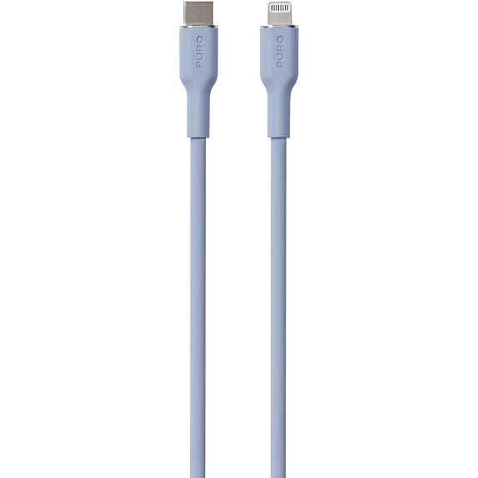 PURO USB-C lightning kabel 1,5 meter - blå