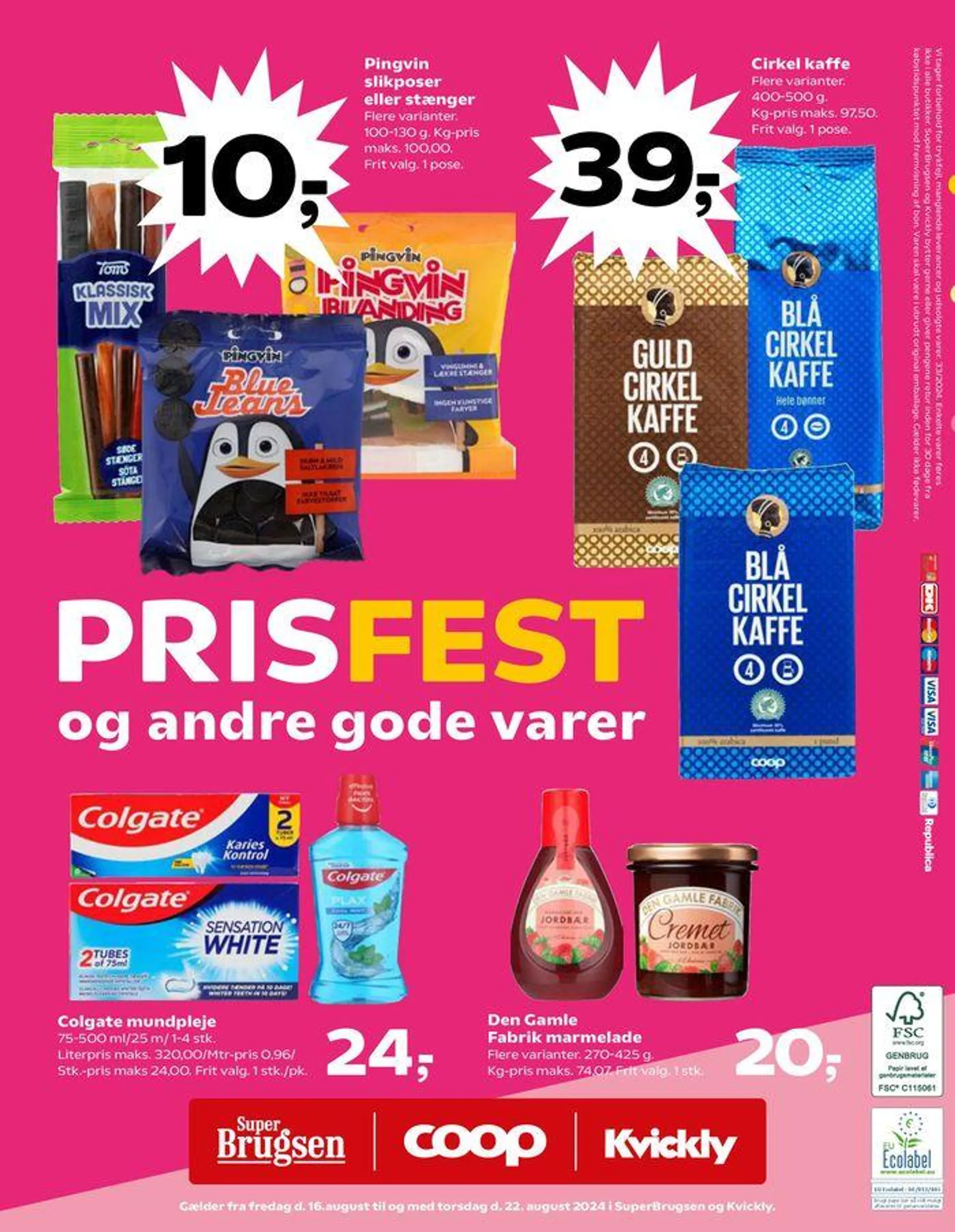 Pris Fest Gyldig indtil 16. august - 22. august 2024 - tilbudsavis side 35