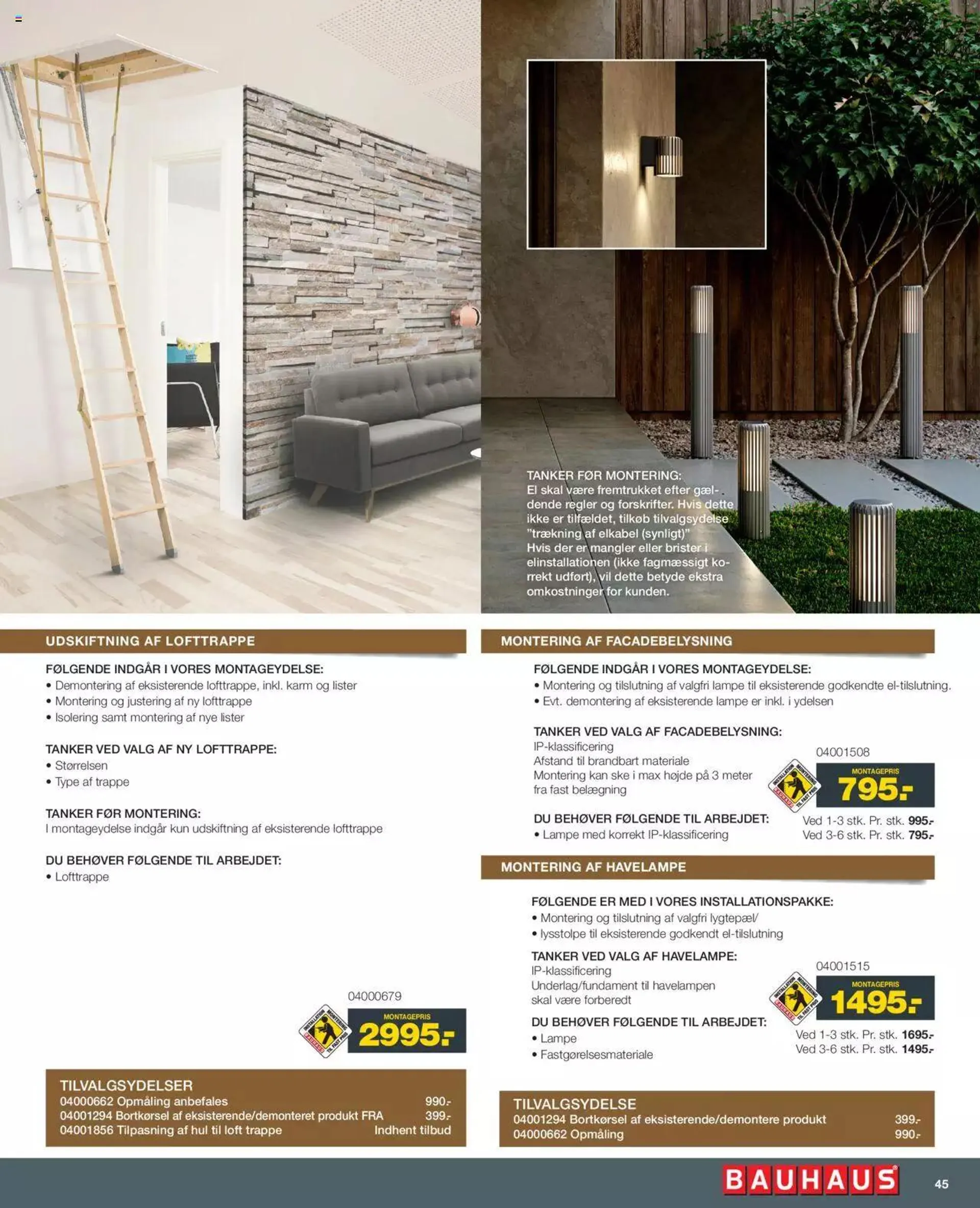 Bauhaus - Montage service katalog Gyldig indtil 21. marts - 31. december 2024 - tilbudsavis side 45