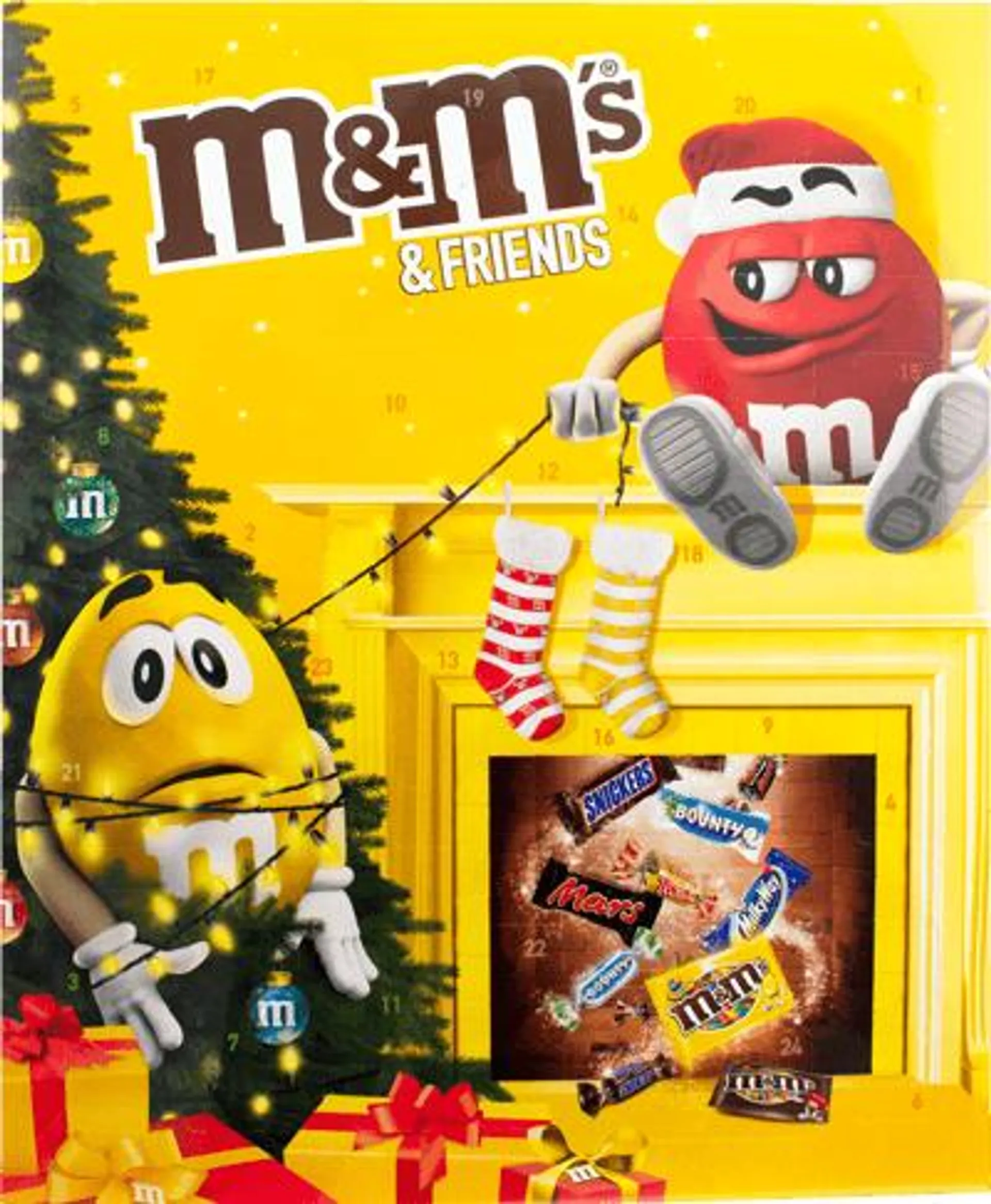 M&M´s Friends Julekalender 361 g