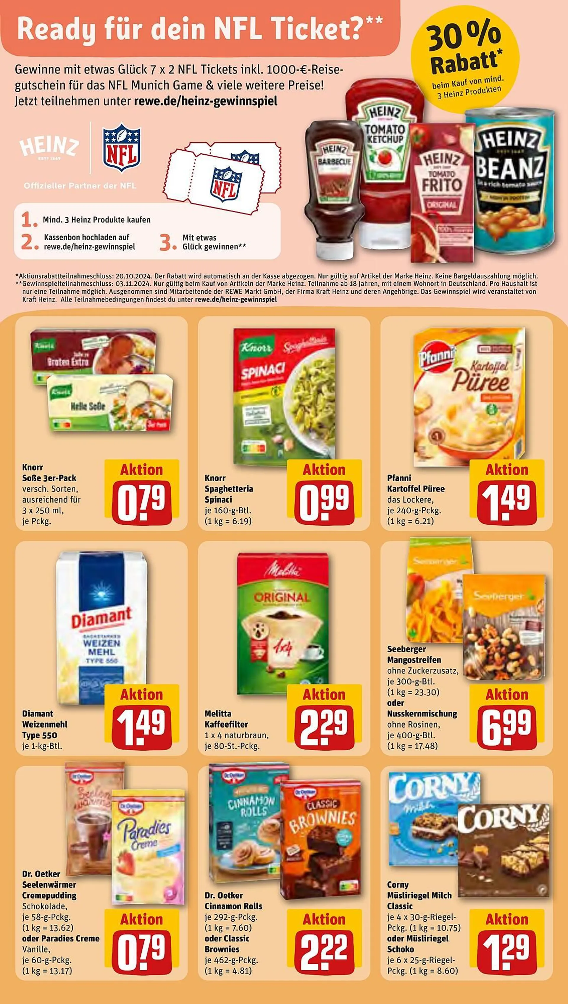 REWE tilbudsavis Gyldig indtil 14. oktober - 19. oktober 2024 - tilbudsavis side 22