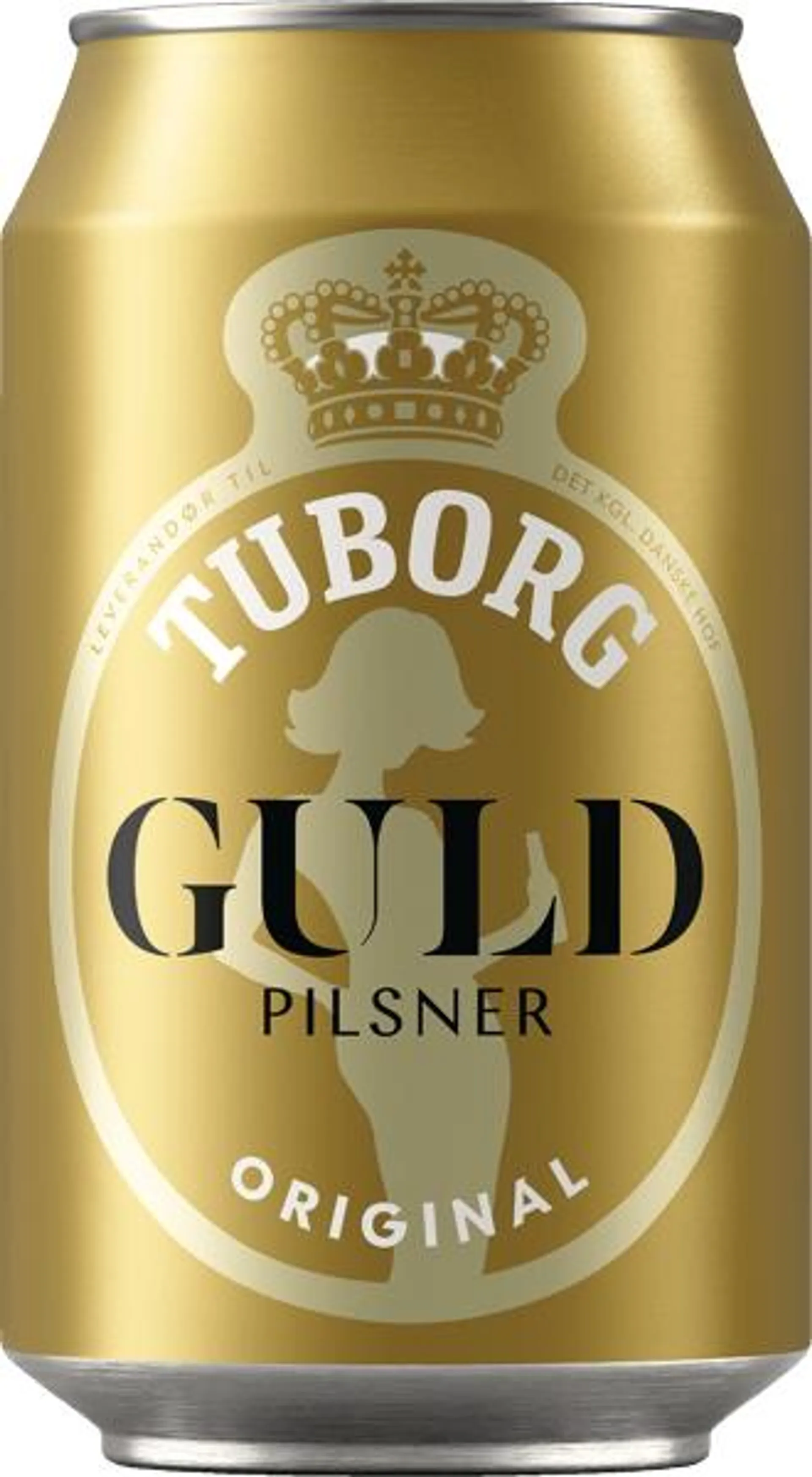 Tuborg Guld - stærk pilsner 5,6% øl, 24x33cl. dåse