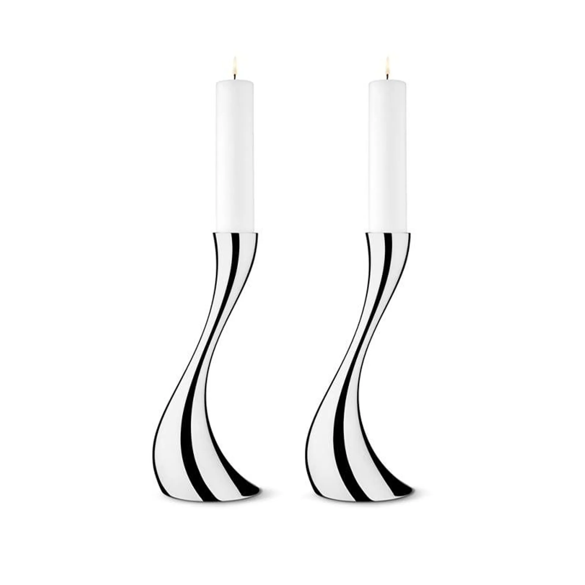 Georg Jensen Cobra gulvstager H40 cm 2 stk.