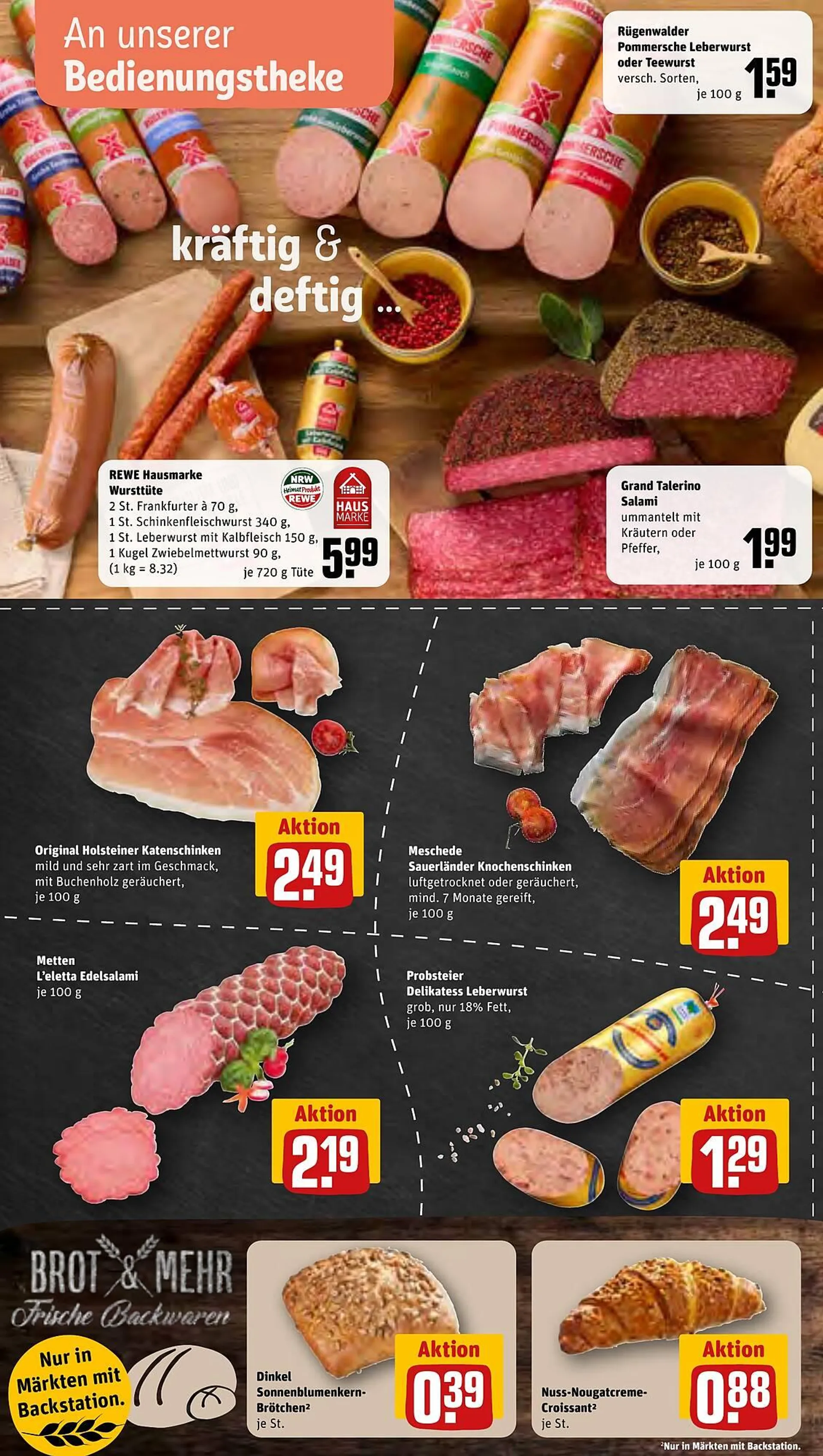 REWE tilbudsavis Gyldig indtil 14. oktober - 19. oktober 2024 - tilbudsavis side 8