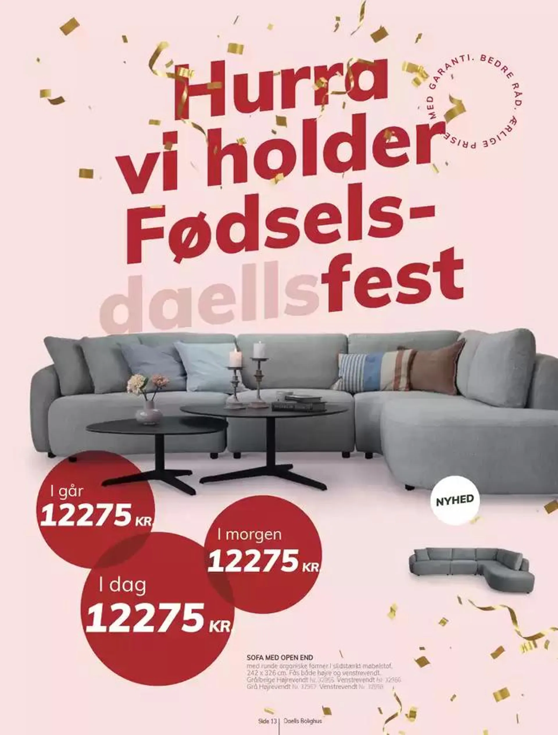 Daells Bolighus FødselsDAELLSfest Gyldig indtil 10. oktober - 24. oktober 2024 - tilbudsavis side 19