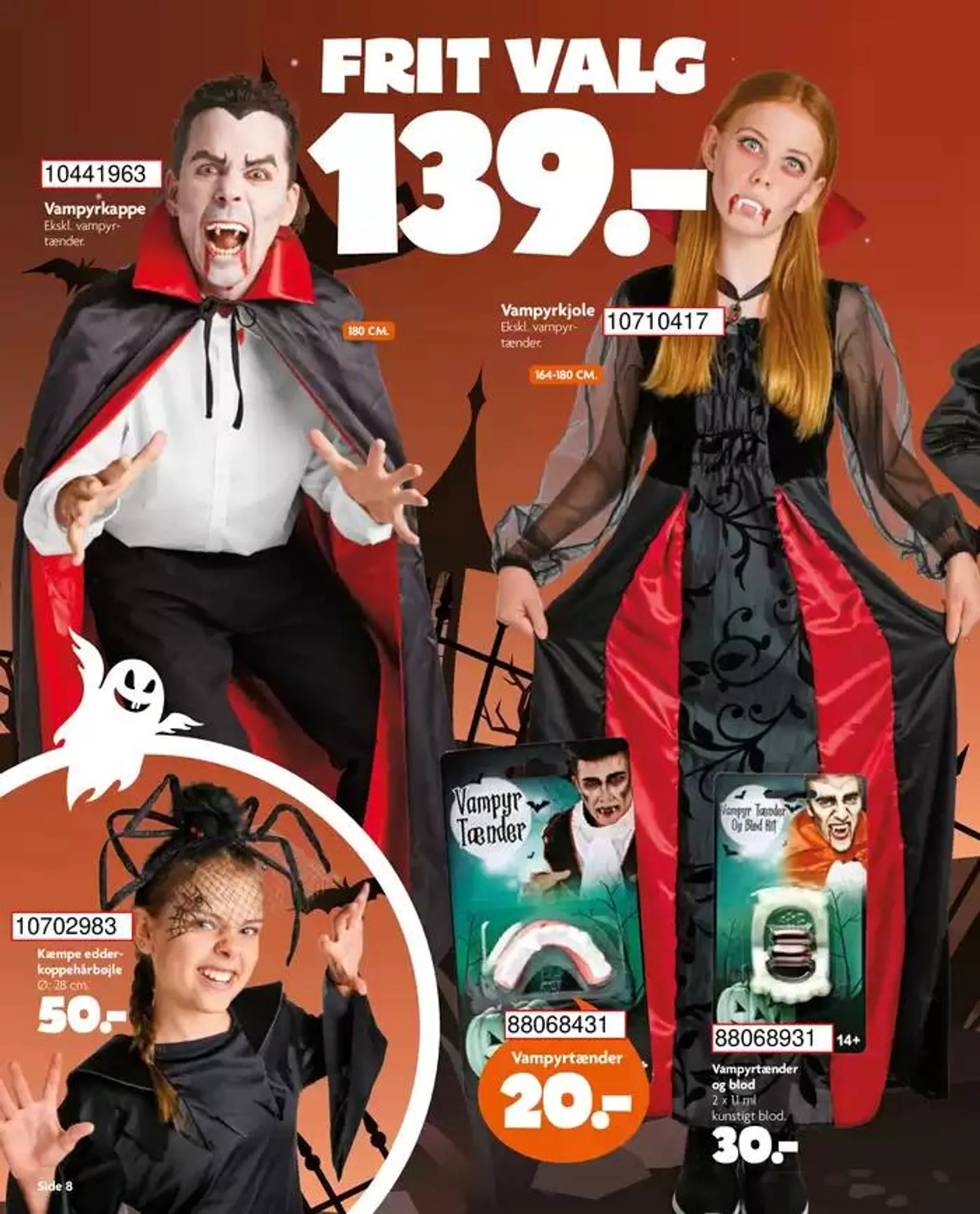 Halloween Katalog Gyldig indtil 27. september - 31. oktober 2024 - tilbudsavis side 8