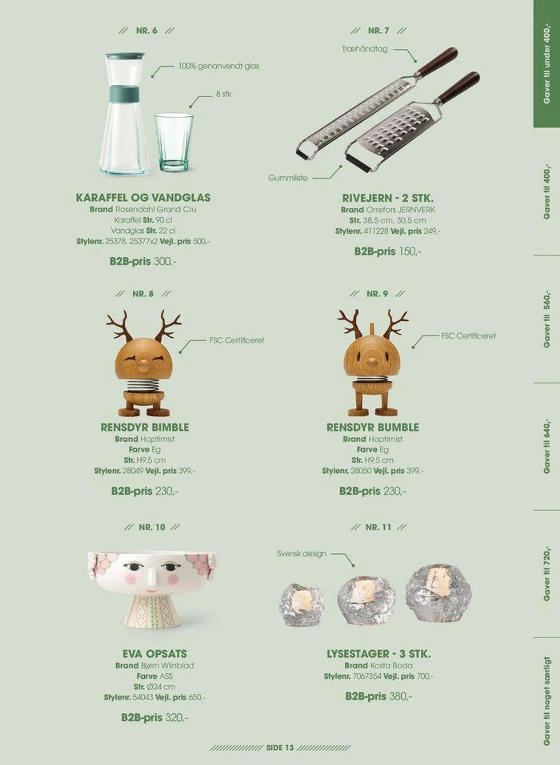 Gavekatalog 2023 Gyldig indtil 3. januar - 31. december 2024 - tilbudsavis side 13