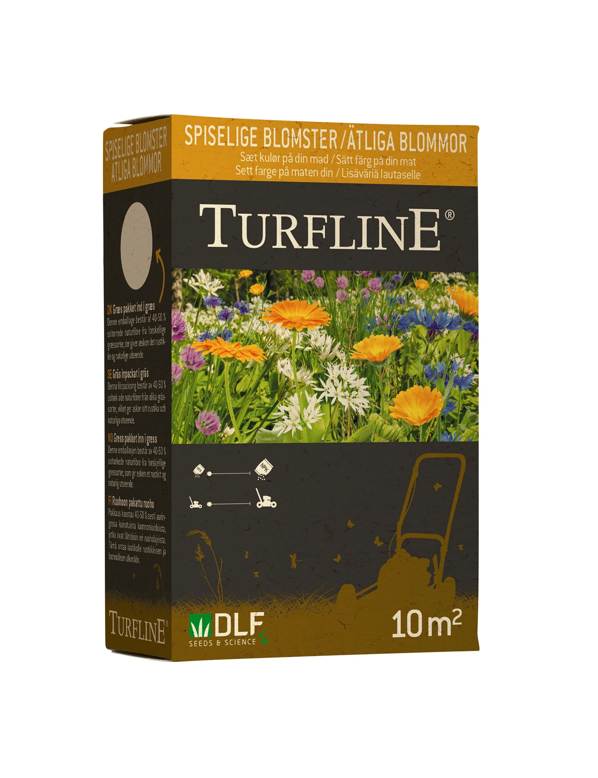 Blomsterfrø Spiselige blomster, 100 g. Turfline