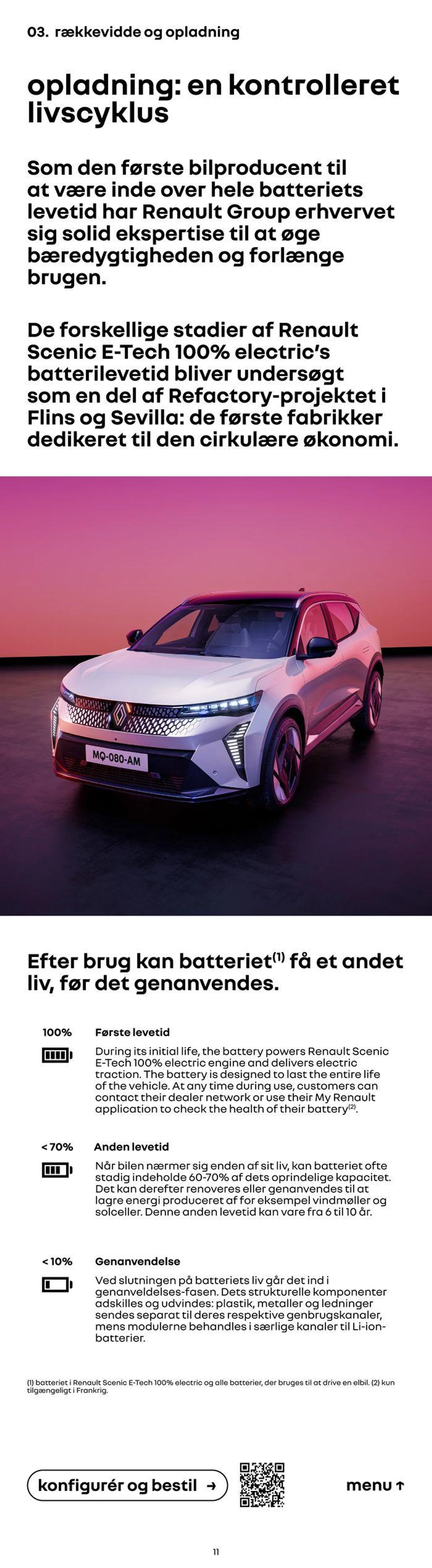 Renault SCENIC E-TECH 100% ELECTRIC Gyldig indtil 8. juni - 8. juni 2025 - tilbudsavis side 11