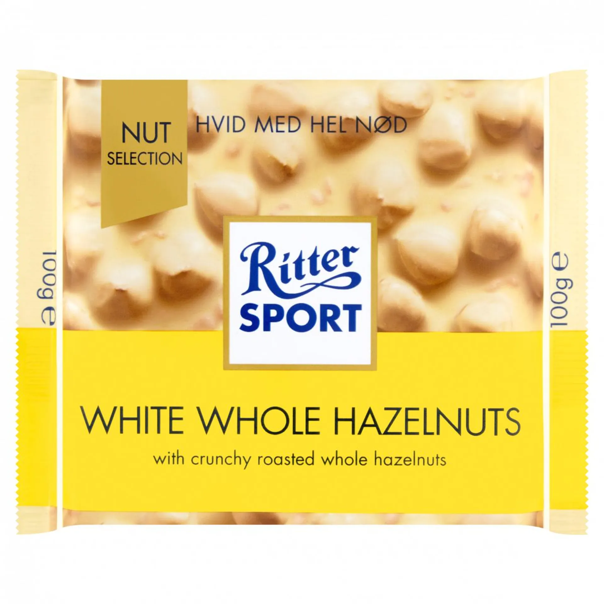 Ritter Sport Hvid med Hel Nød