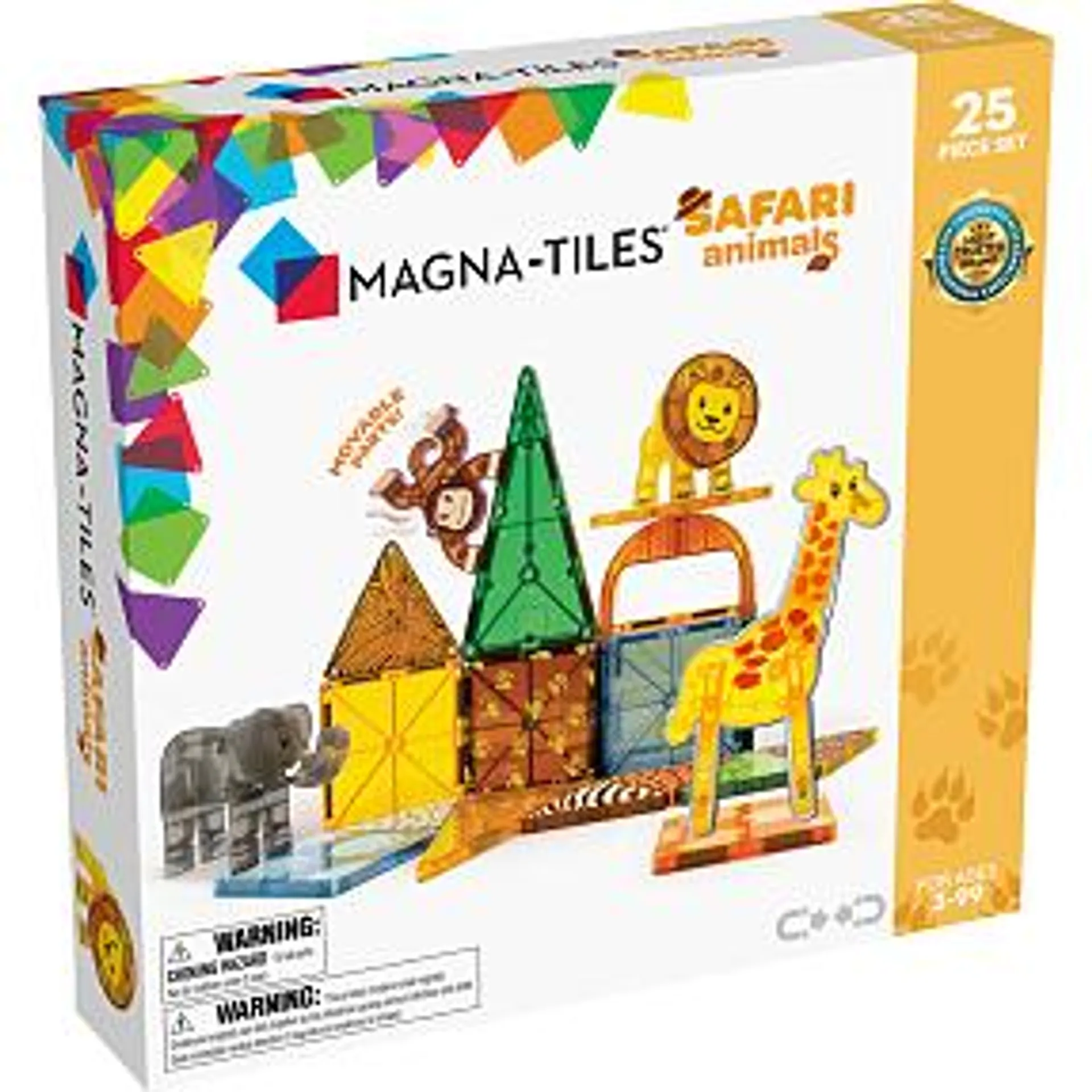 Magna-Tiles Safari Animals sæt 25 dele