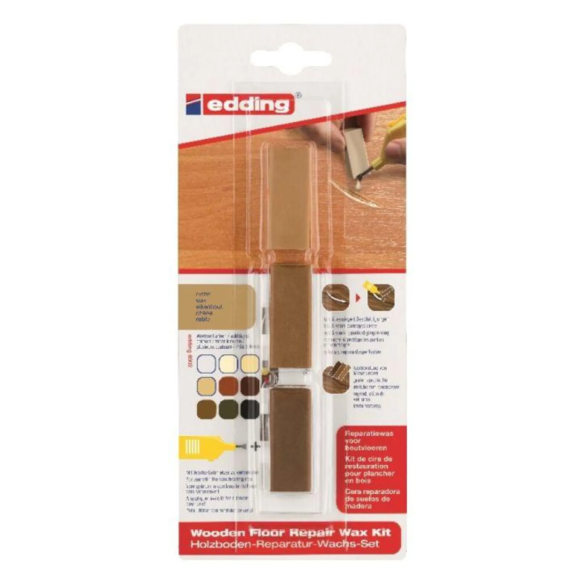 Edding 8902/3 oak wooden floor repair kit