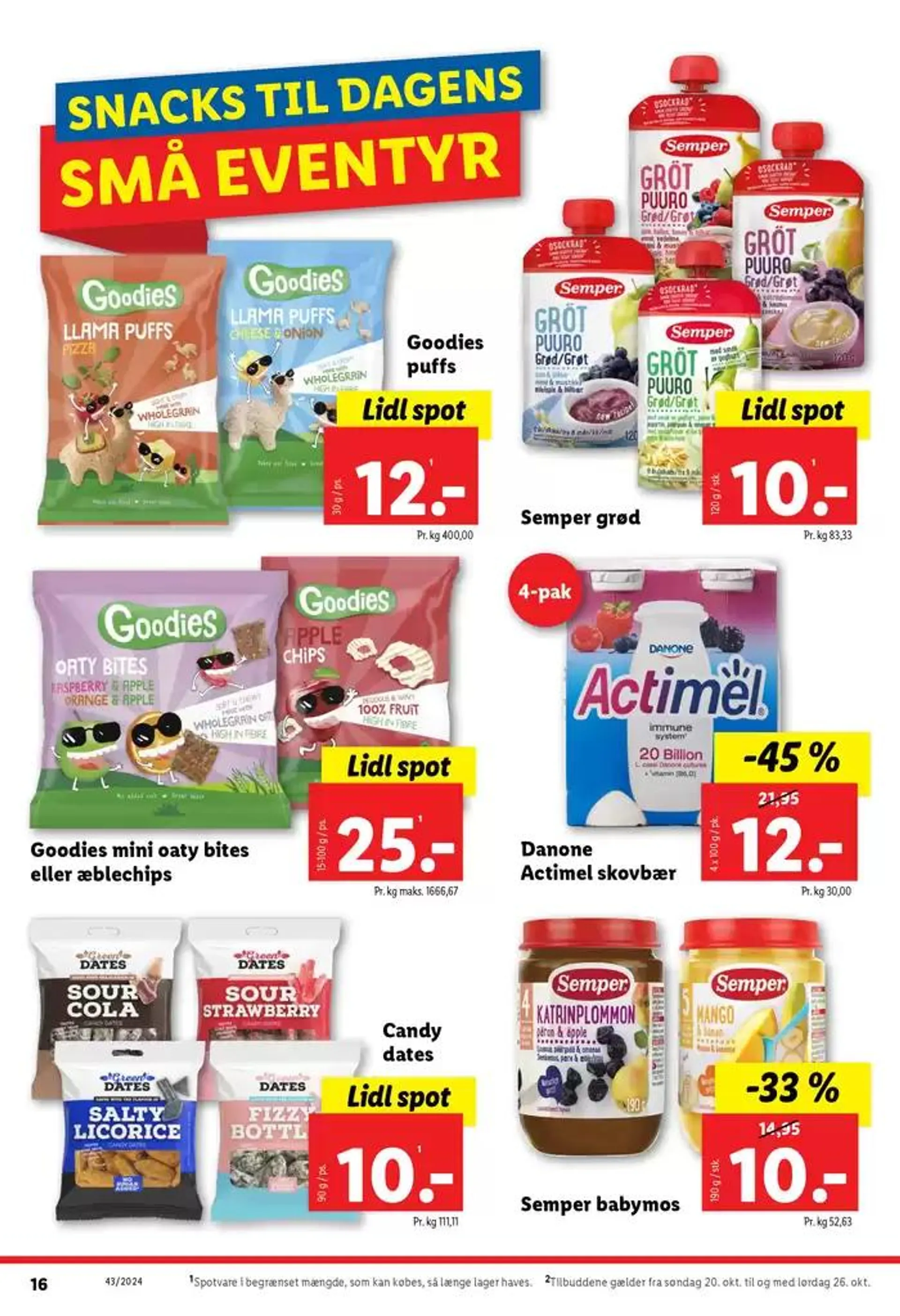 Lidl Tilbudsavis Gyldig indtil 16. oktober - 26. oktober 2024 - tilbudsavis side 16