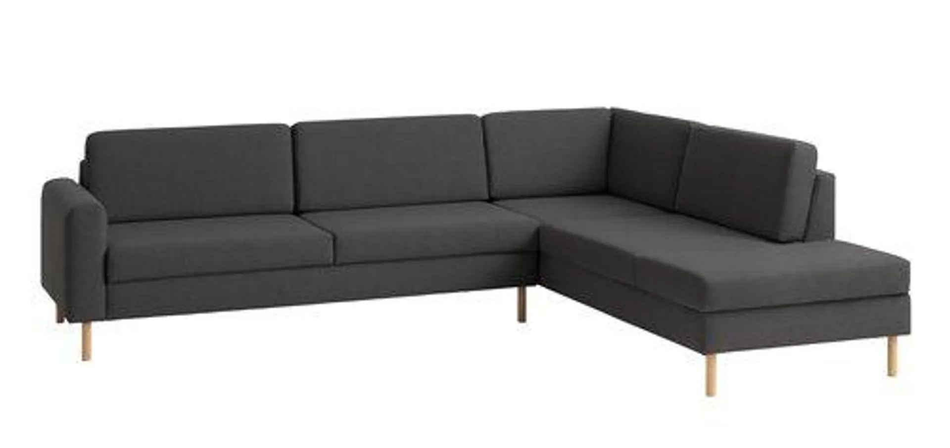 Sofa SVALBARD Ecke offen rechts dunkelgrau